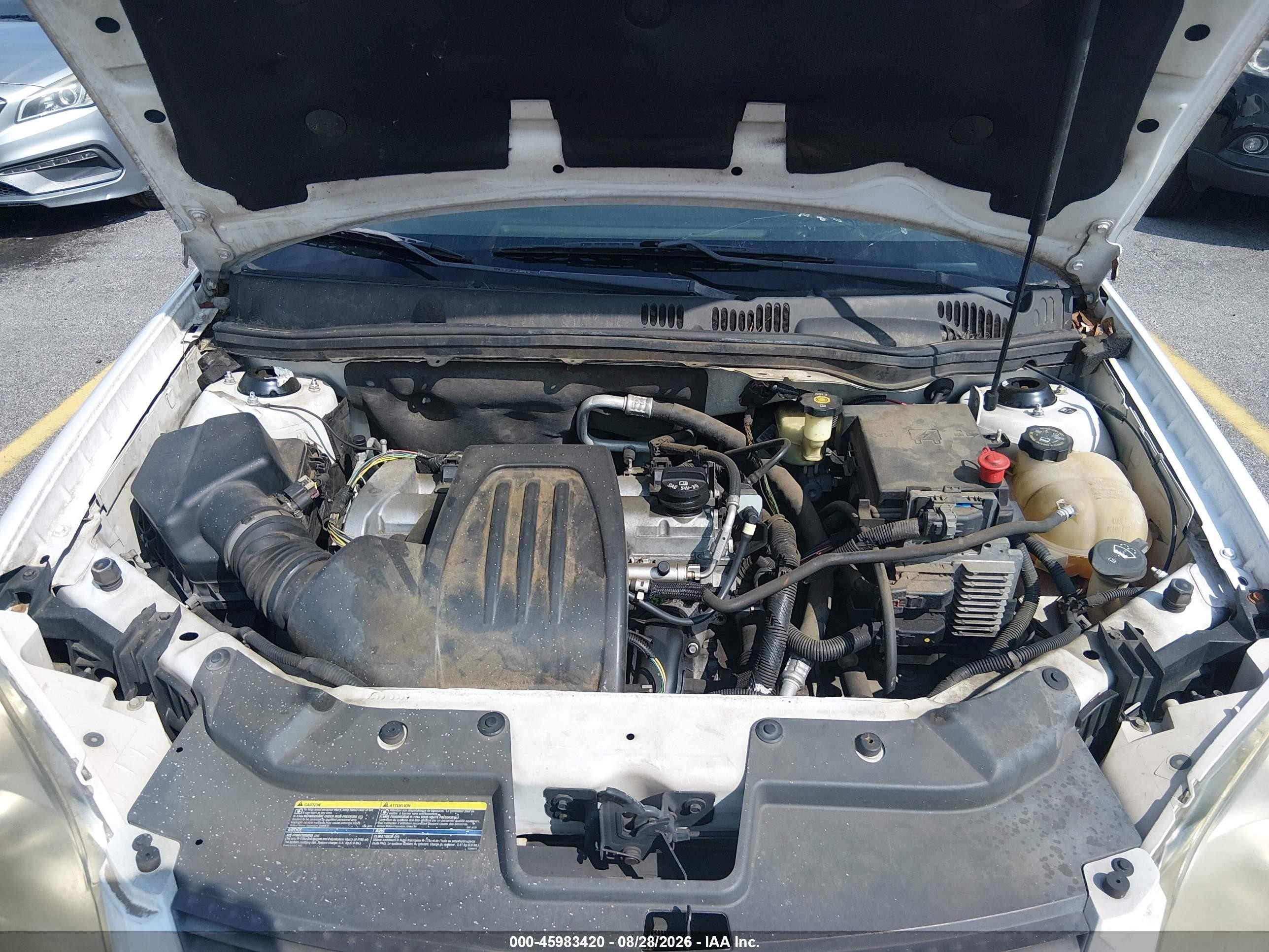 2008 Chevrolet Cobalt Lt White vin: 1G1AL58F987165946