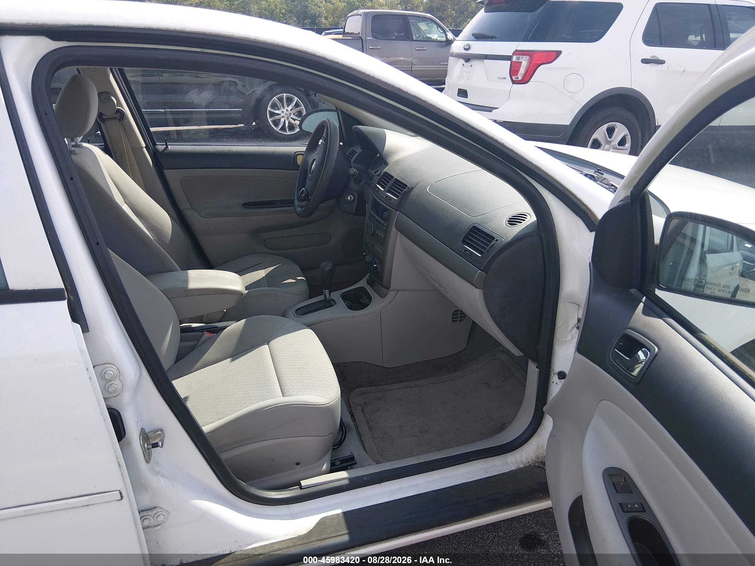 2008 Chevrolet Cobalt Lt White vin: 1G1AL58F987165946