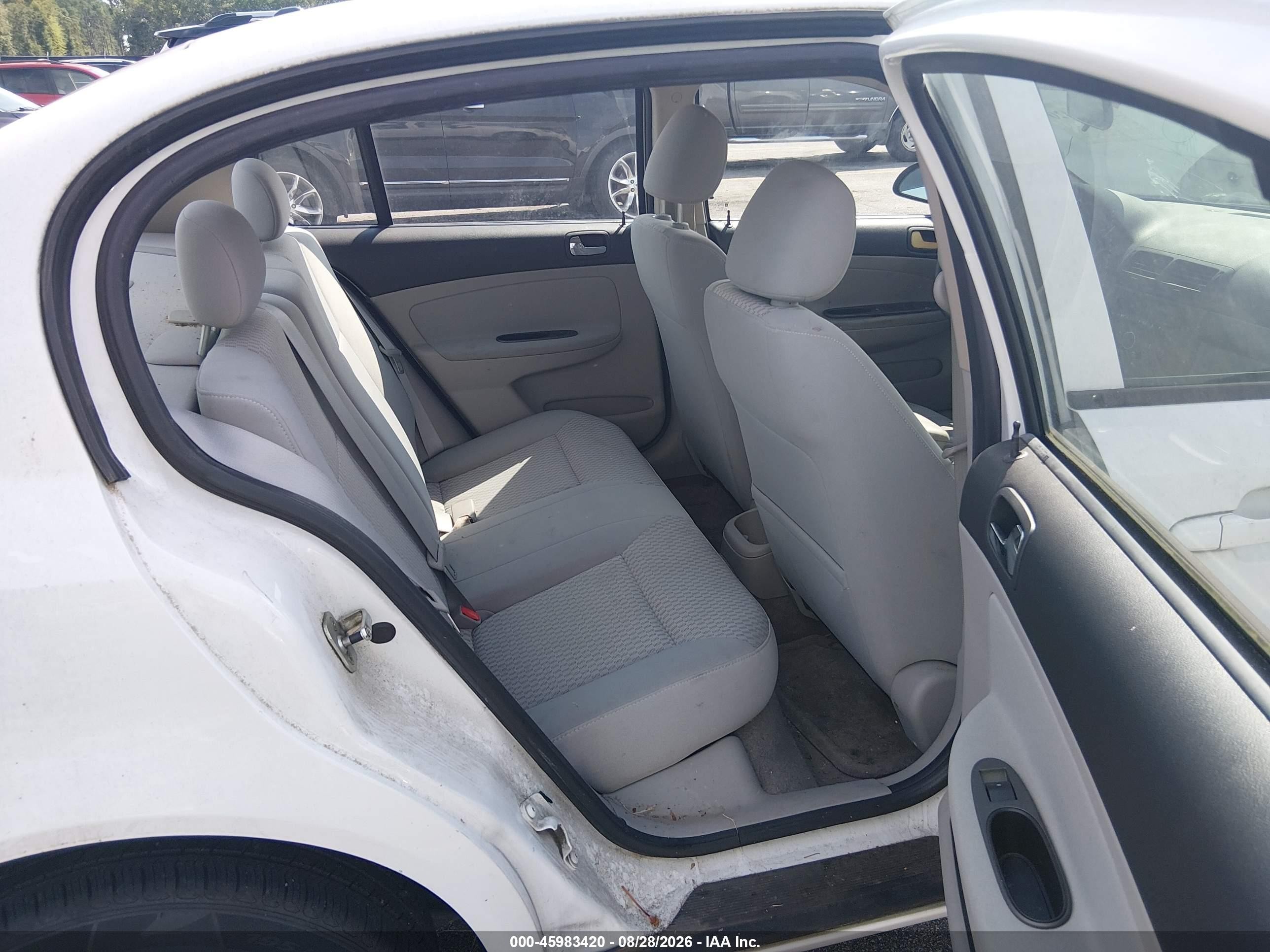 2008 Chevrolet Cobalt Lt White vin: 1G1AL58F987165946