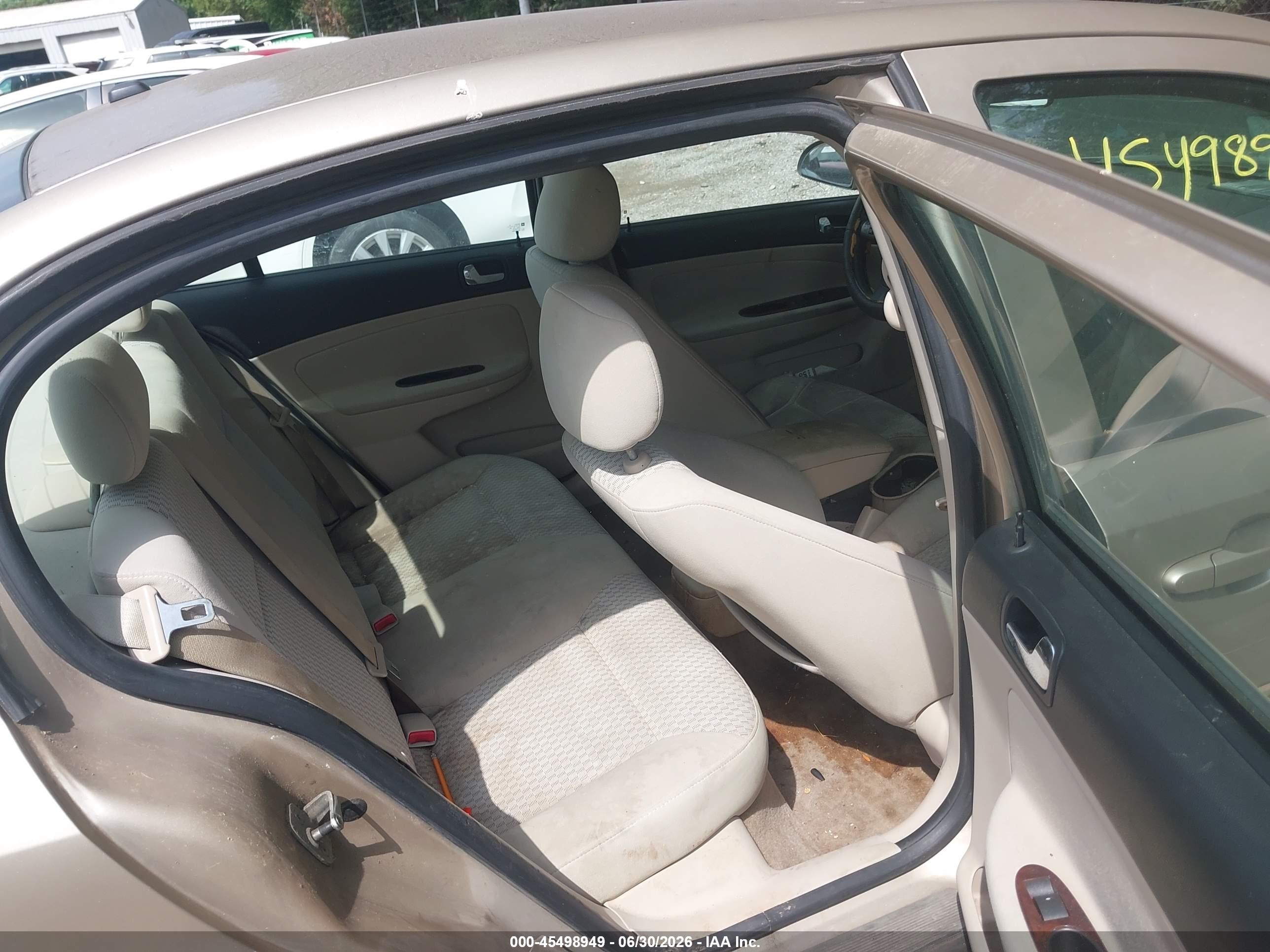 2008 Chevrolet Cobalt Lt Gold vin: 1G1AL58F987307681