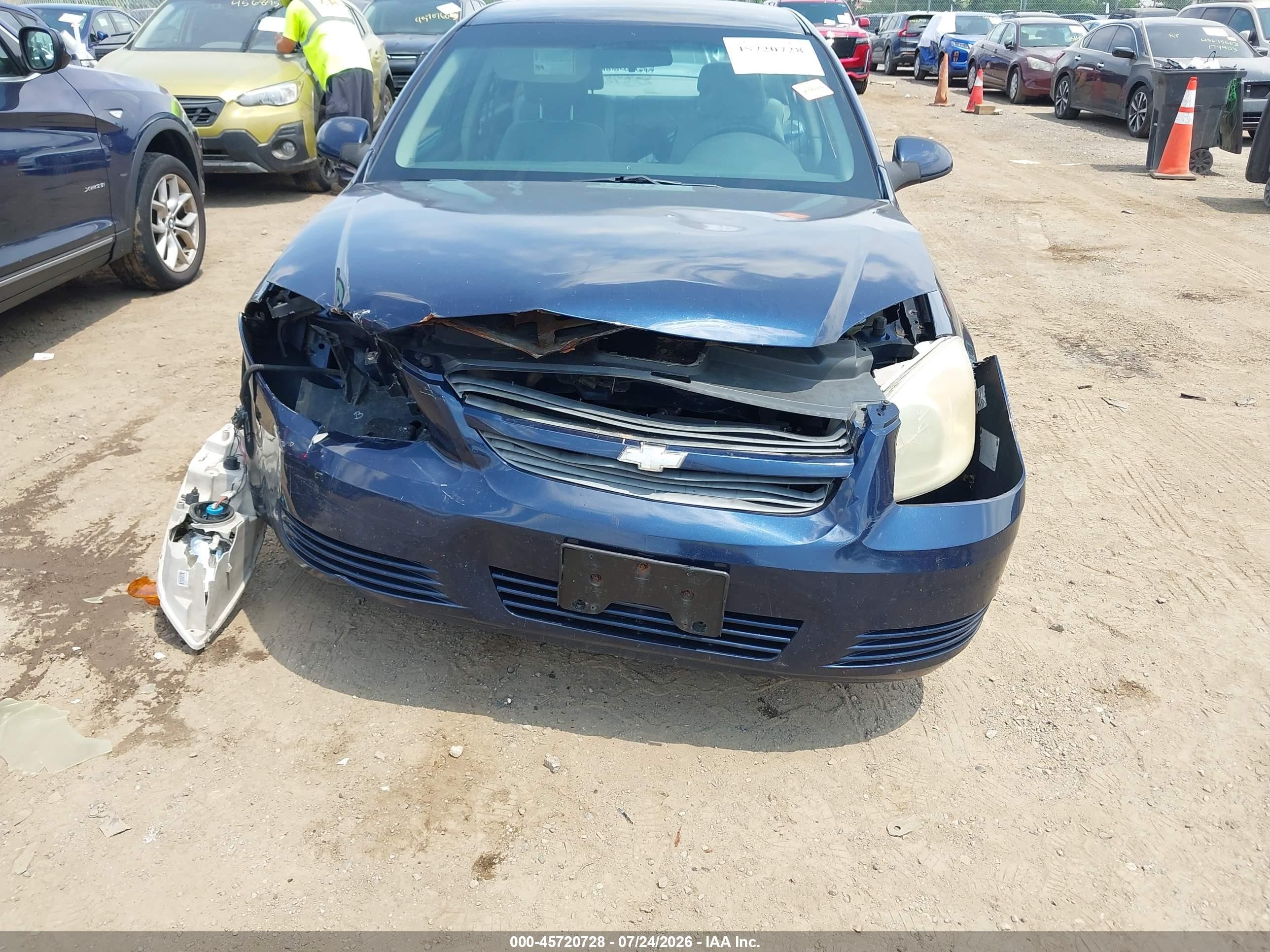 2008 Chevrolet Cobalt Lt Blue vin: 1G1AL58FX87131594