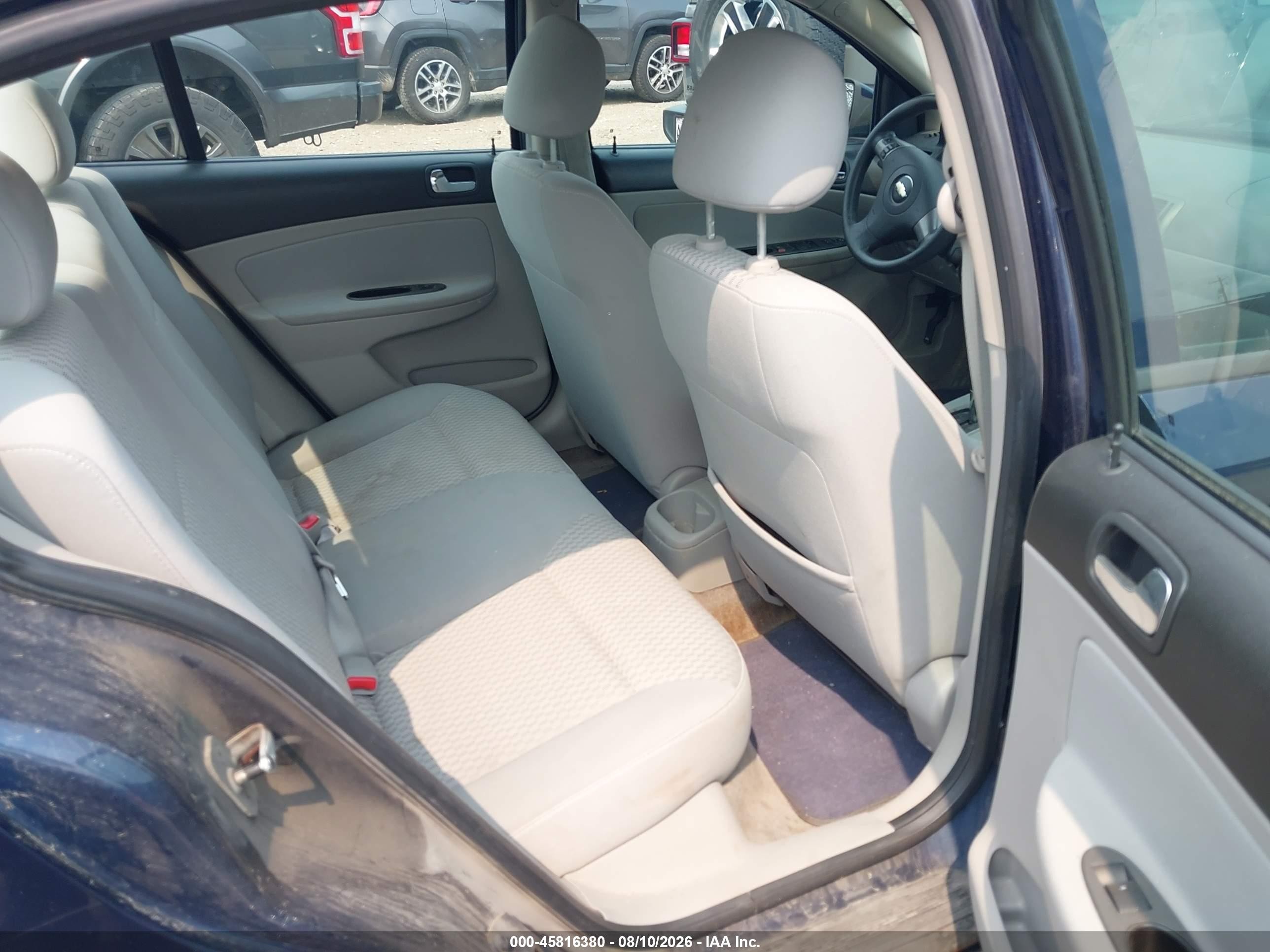 2008 Chevrolet Cobalt Lt Dark Blue vin: 1G1AL58FX87139680