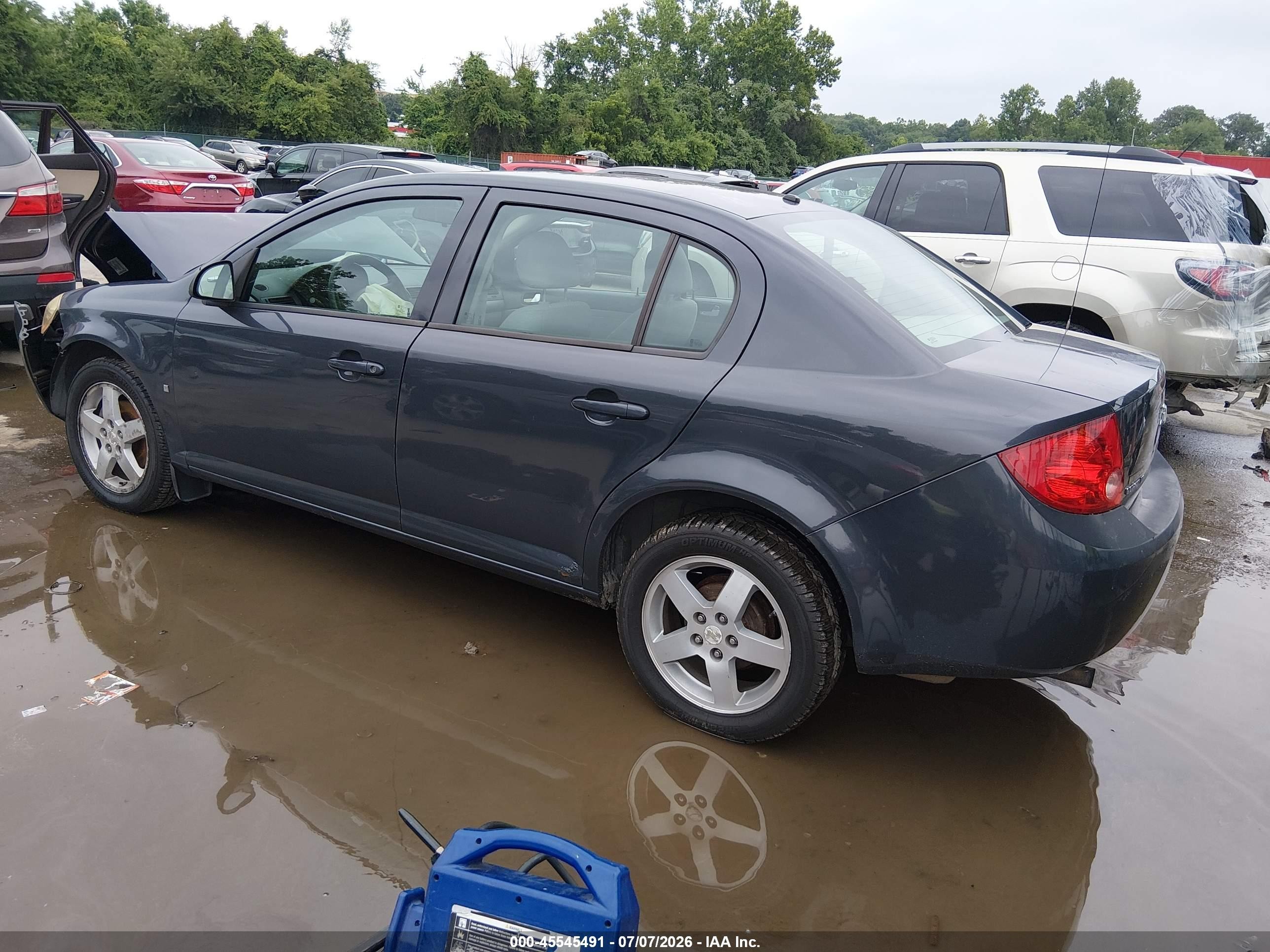 2008 Chevrolet Cobalt Lt Серый vin: 1G1AL58FX87167544