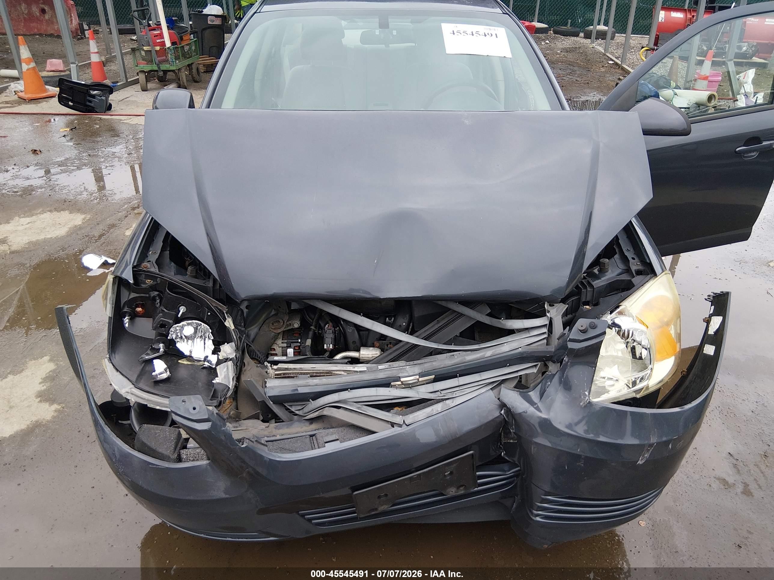 2008 Chevrolet Cobalt Lt Серый vin: 1G1AL58FX87167544