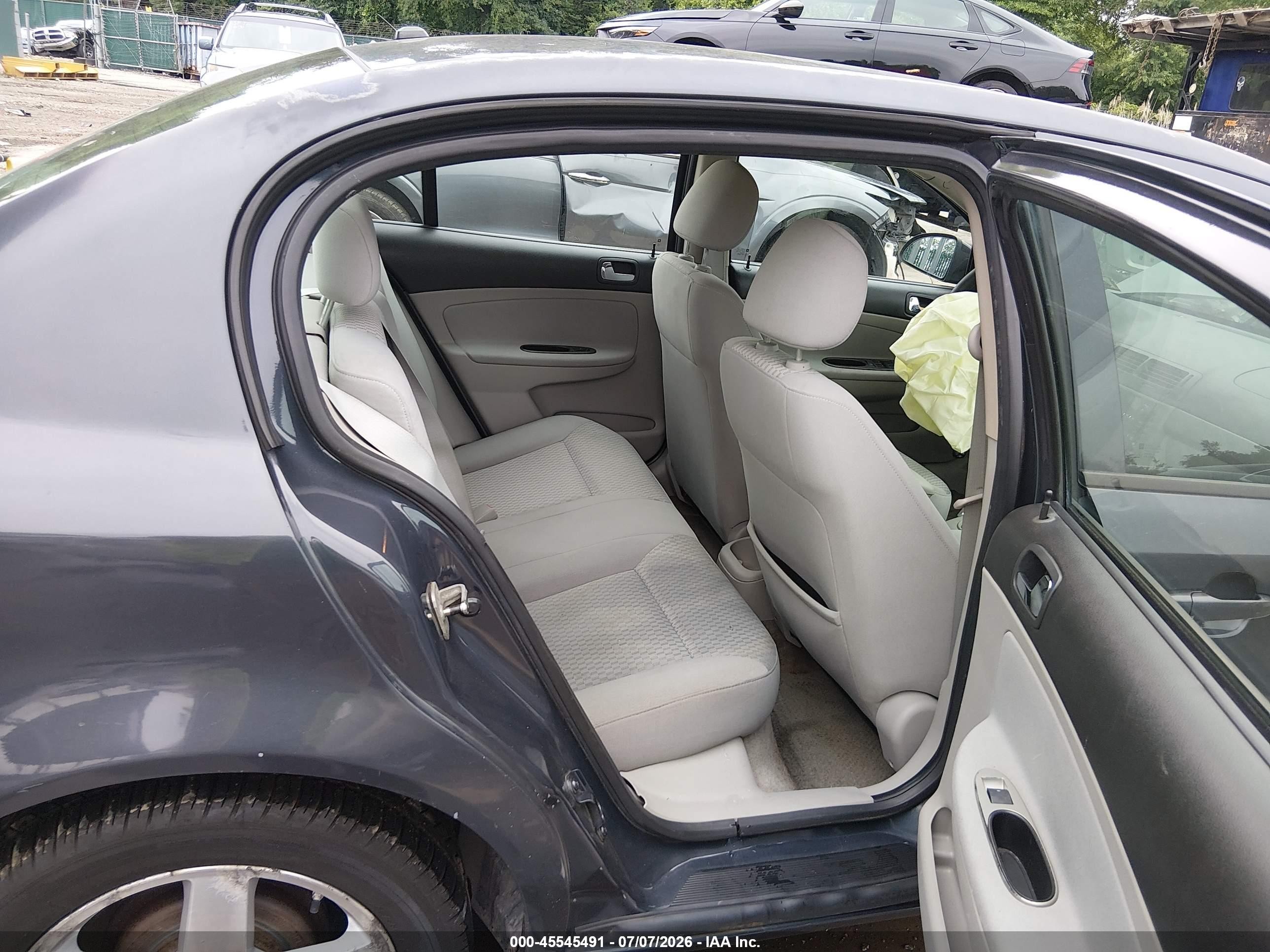 2008 Chevrolet Cobalt Lt Серый vin: 1G1AL58FX87167544