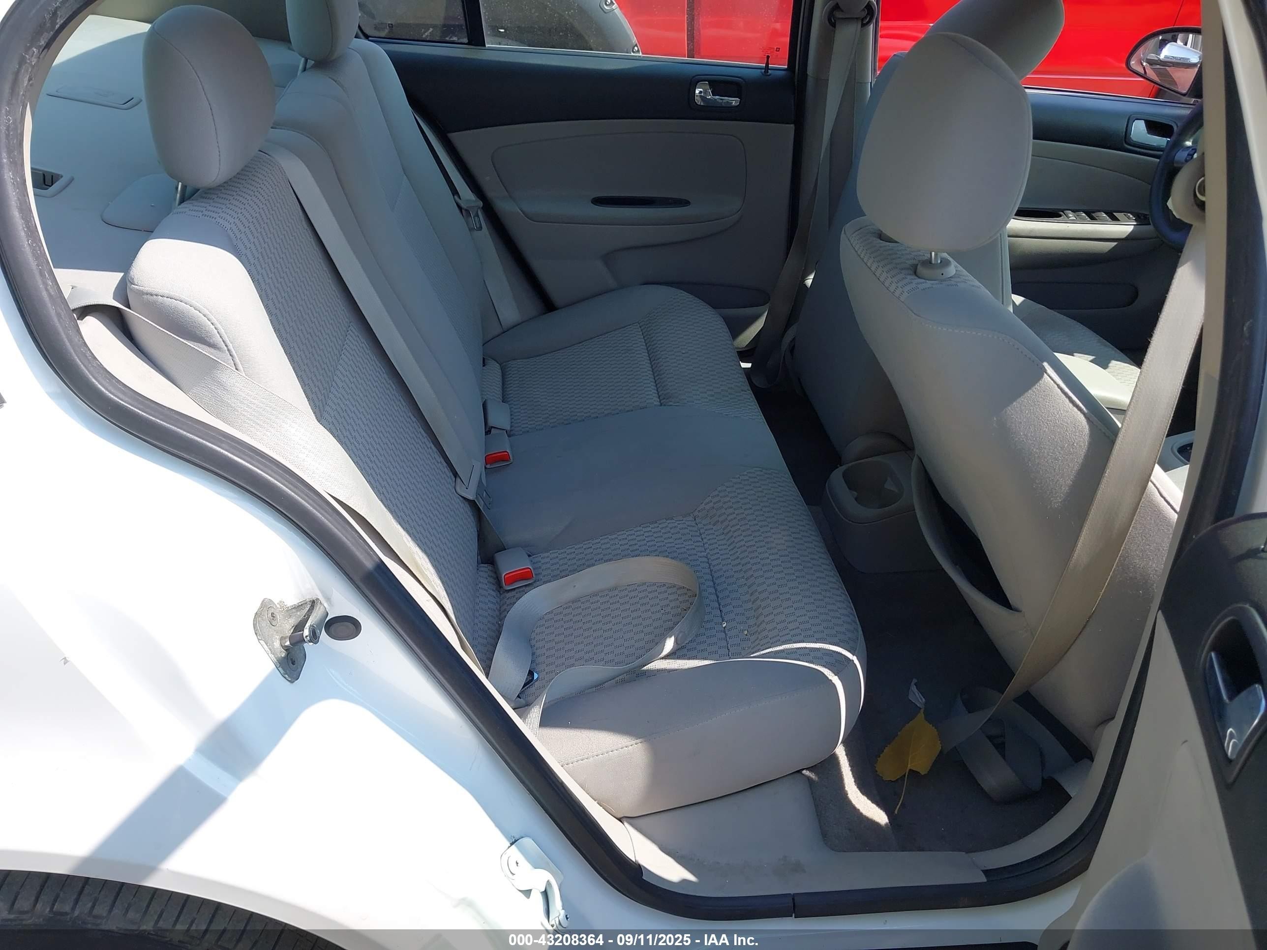 2008 Chevrolet Cobalt Lt Белый vin: 1G1AL58FX87188622