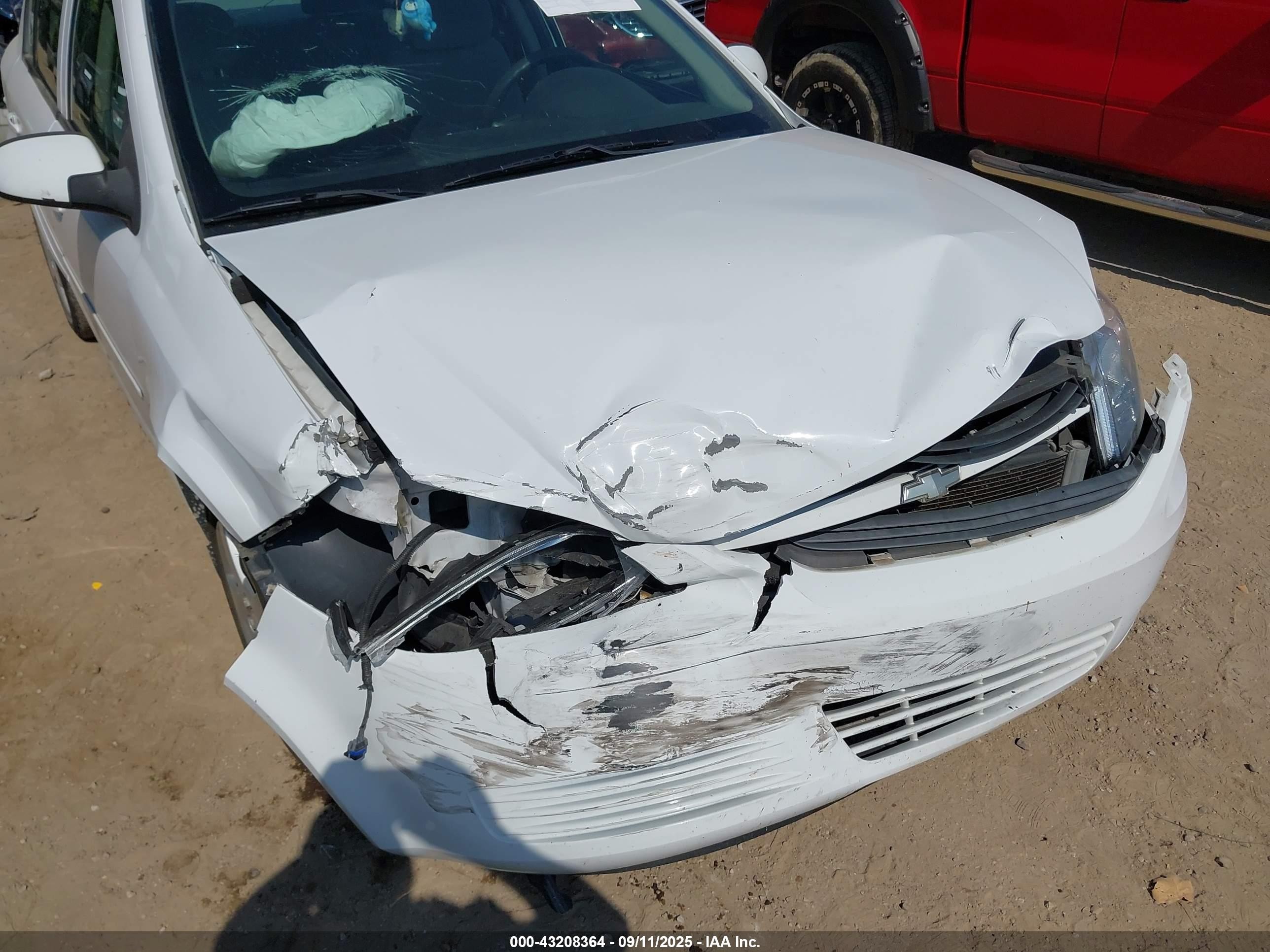 2008 Chevrolet Cobalt Lt Белый vin: 1G1AL58FX87188622