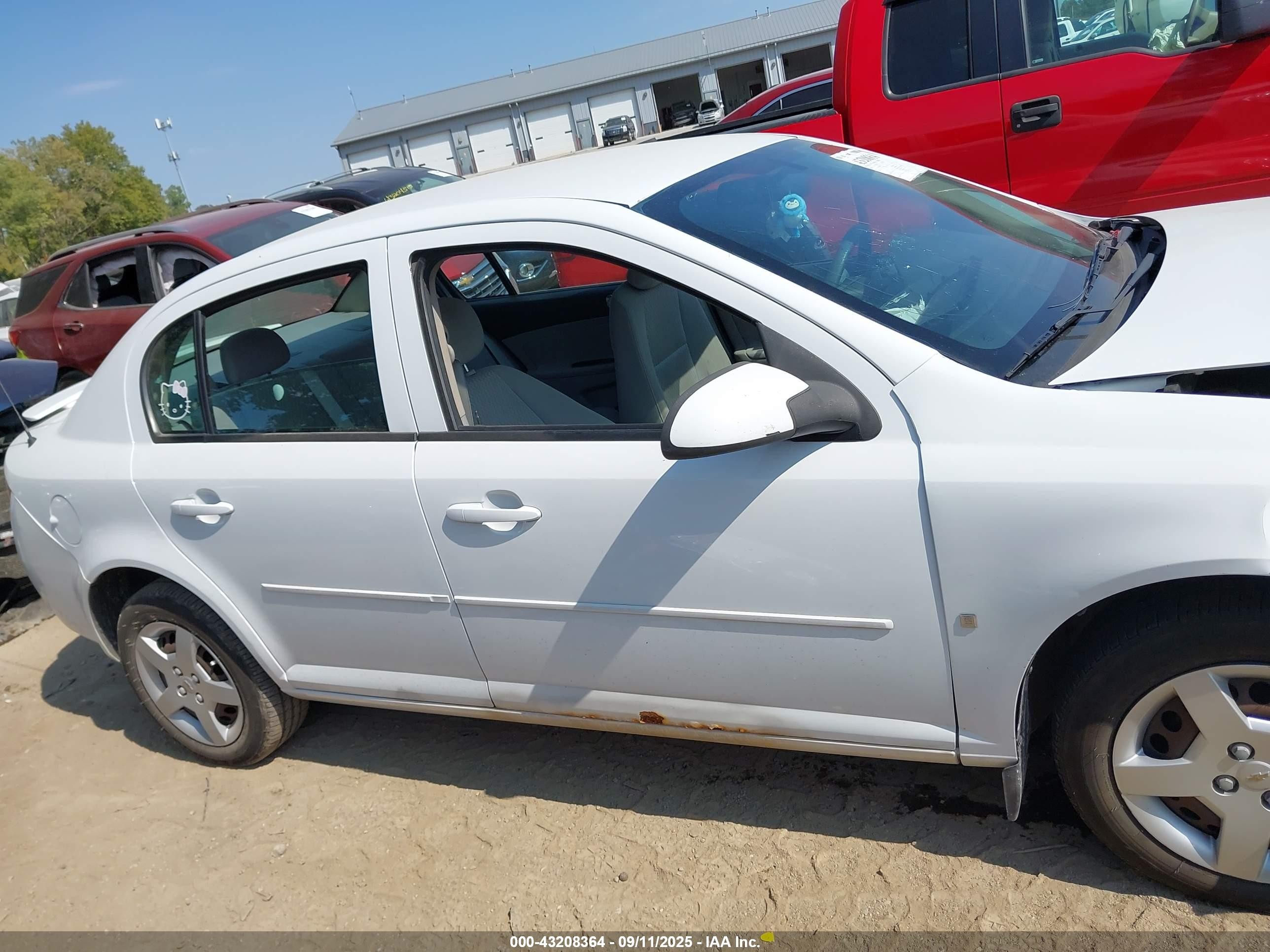 2008 Chevrolet Cobalt Lt Белый vin: 1G1AL58FX87188622