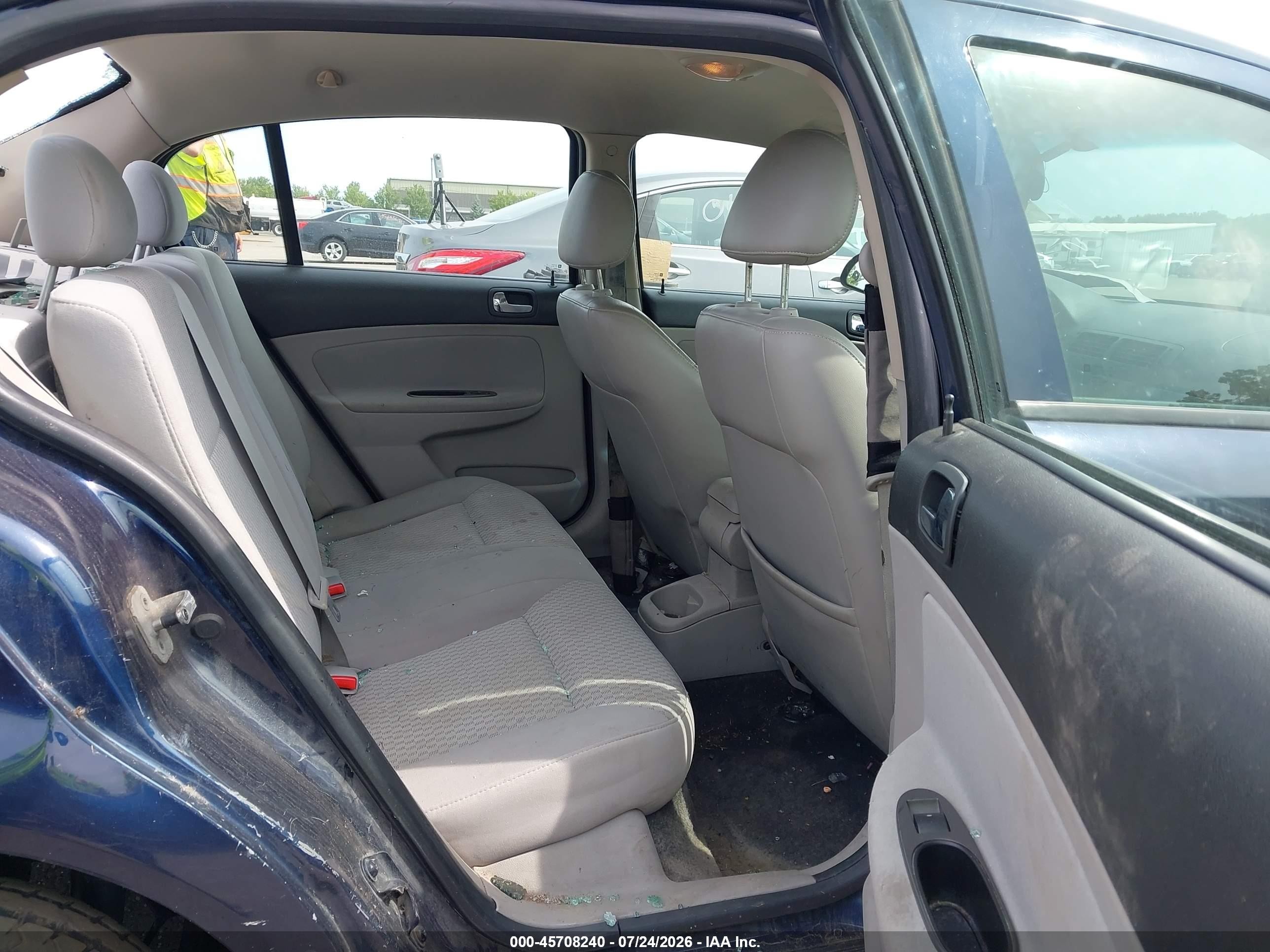 2008 Chevrolet Cobalt Lt Blue vin: 1G1AL58FX87298909