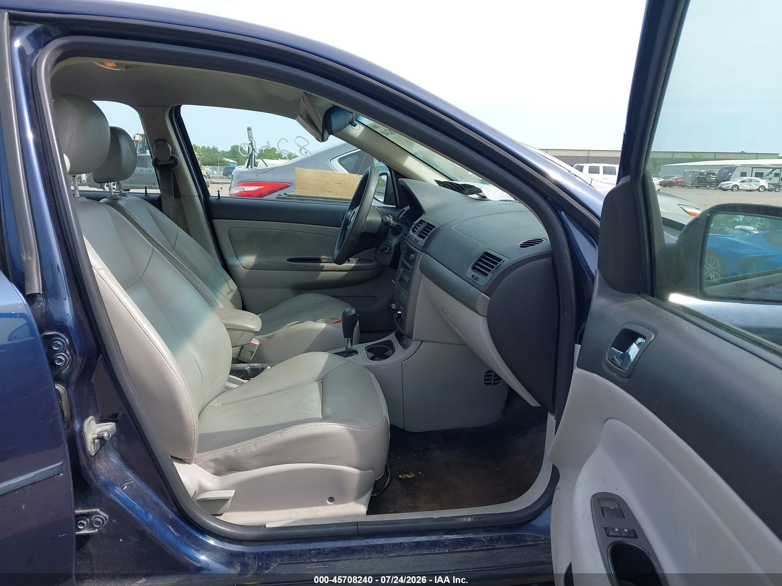 2008 Chevrolet Cobalt Lt Blue vin: 1G1AL58FX87298909