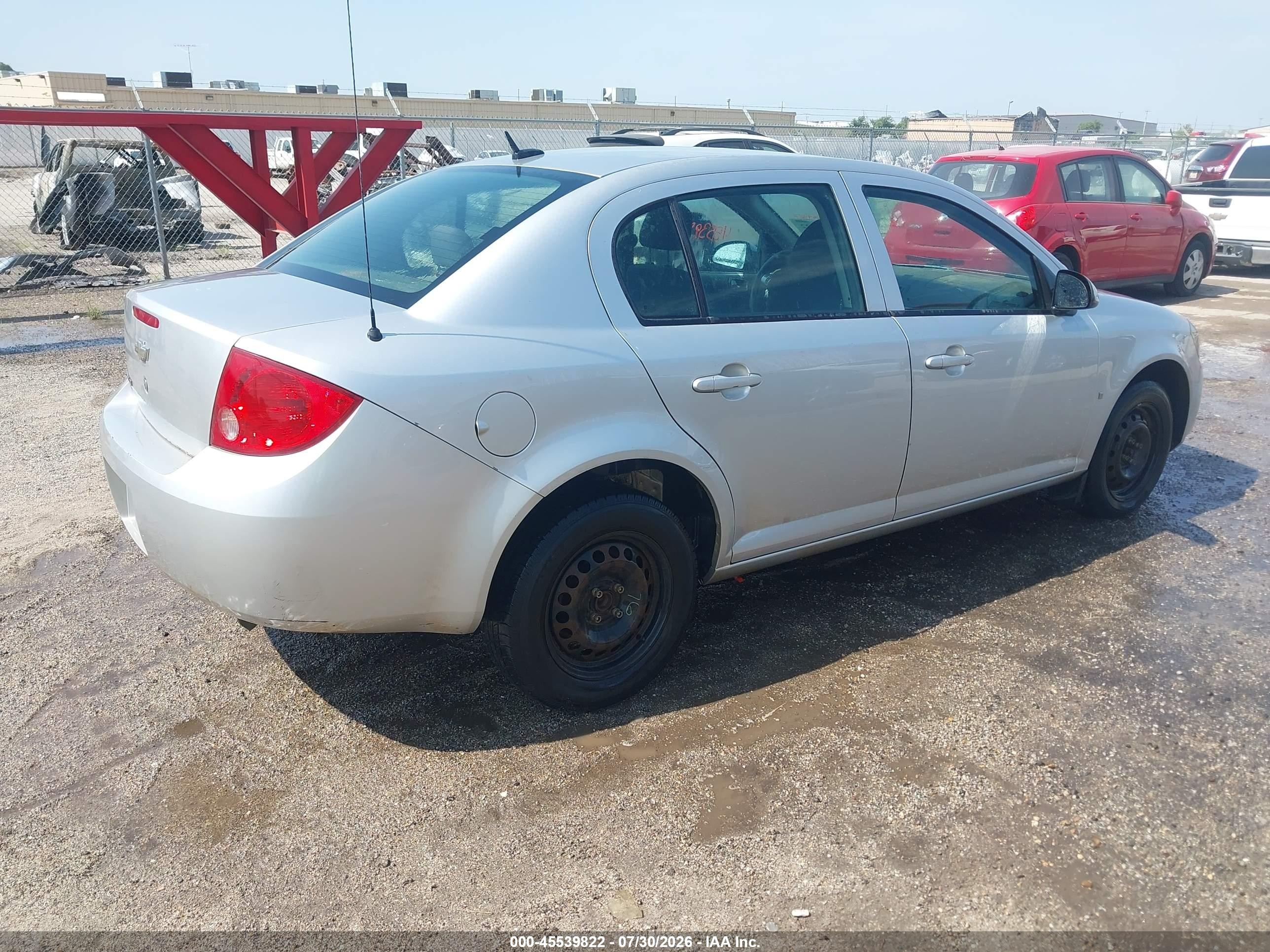 2009 Chevrolet Cobalt Lt Silver vin: 1G1AL58H097151680