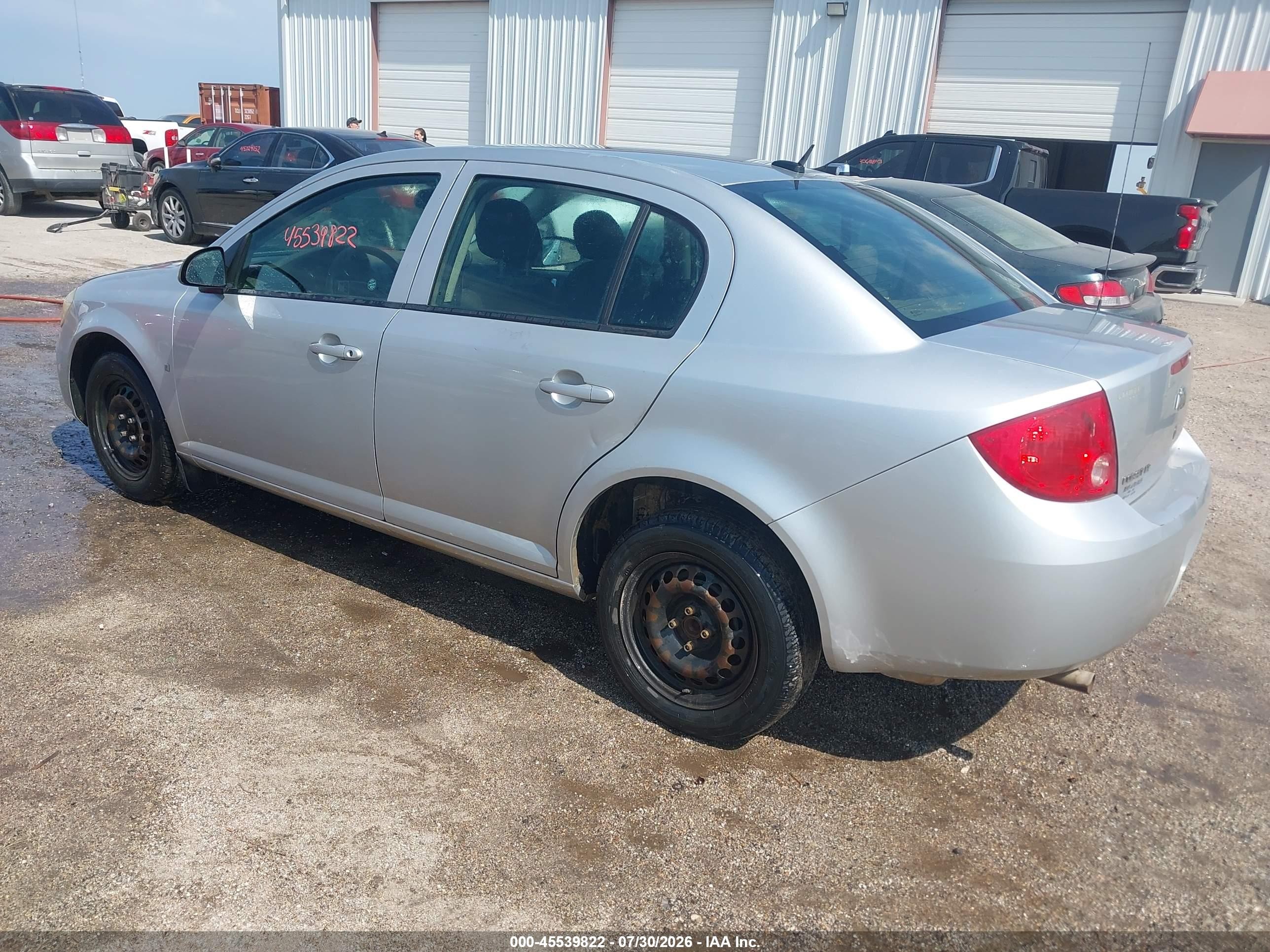2009 Chevrolet Cobalt Lt Silver vin: 1G1AL58H097151680