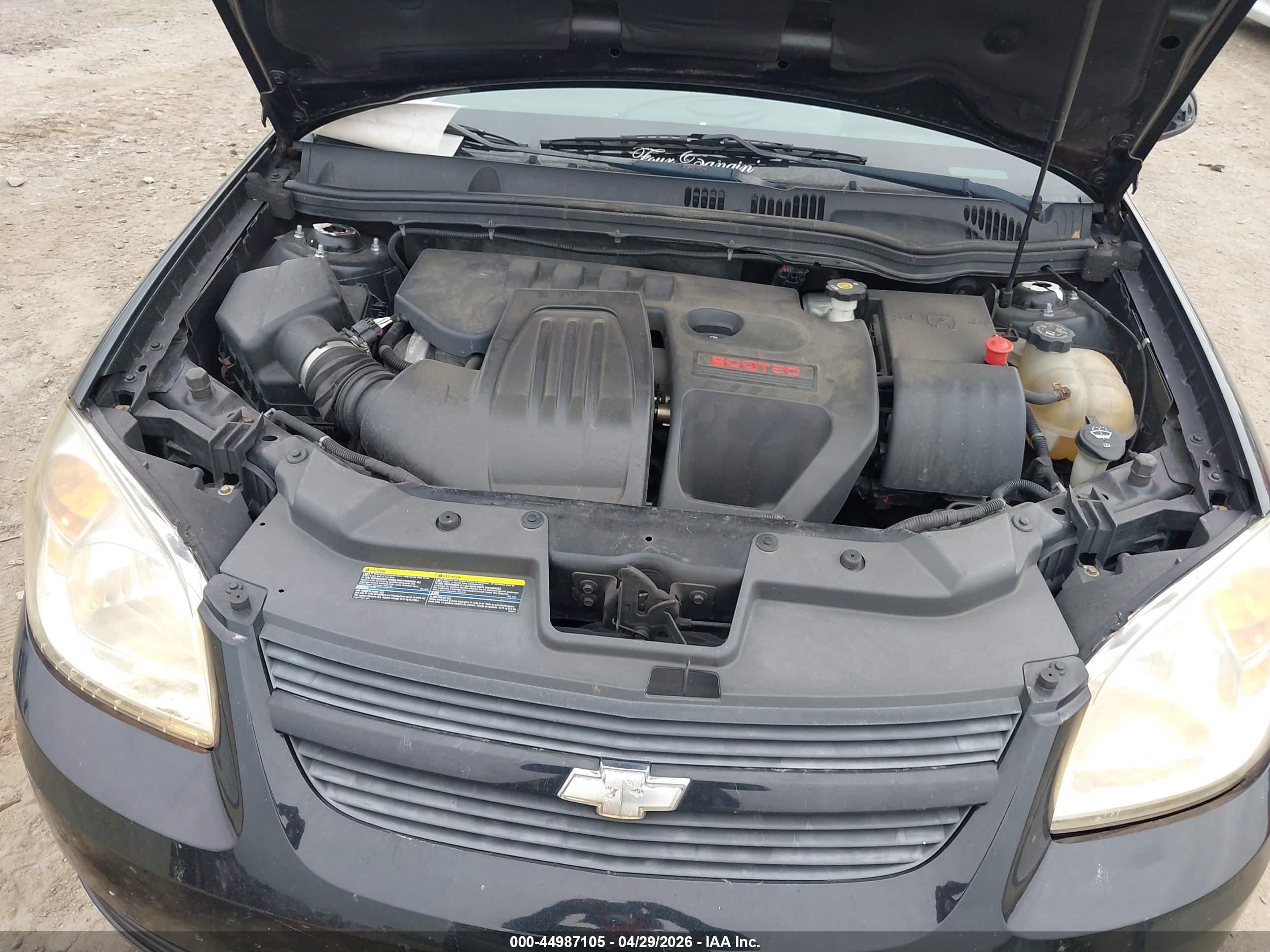 2009 Chevrolet Cobalt Lt Black vin: 1G1AL58H397139796