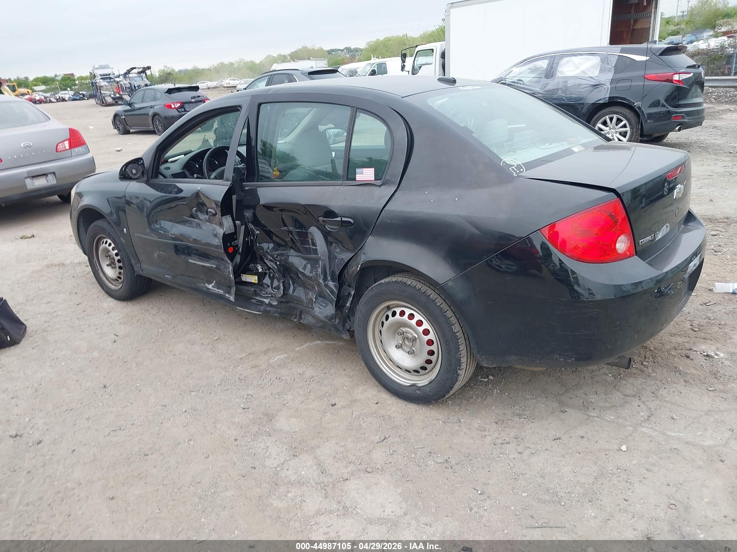 2009 Chevrolet Cobalt Lt Black vin: 1G1AL58H397139796