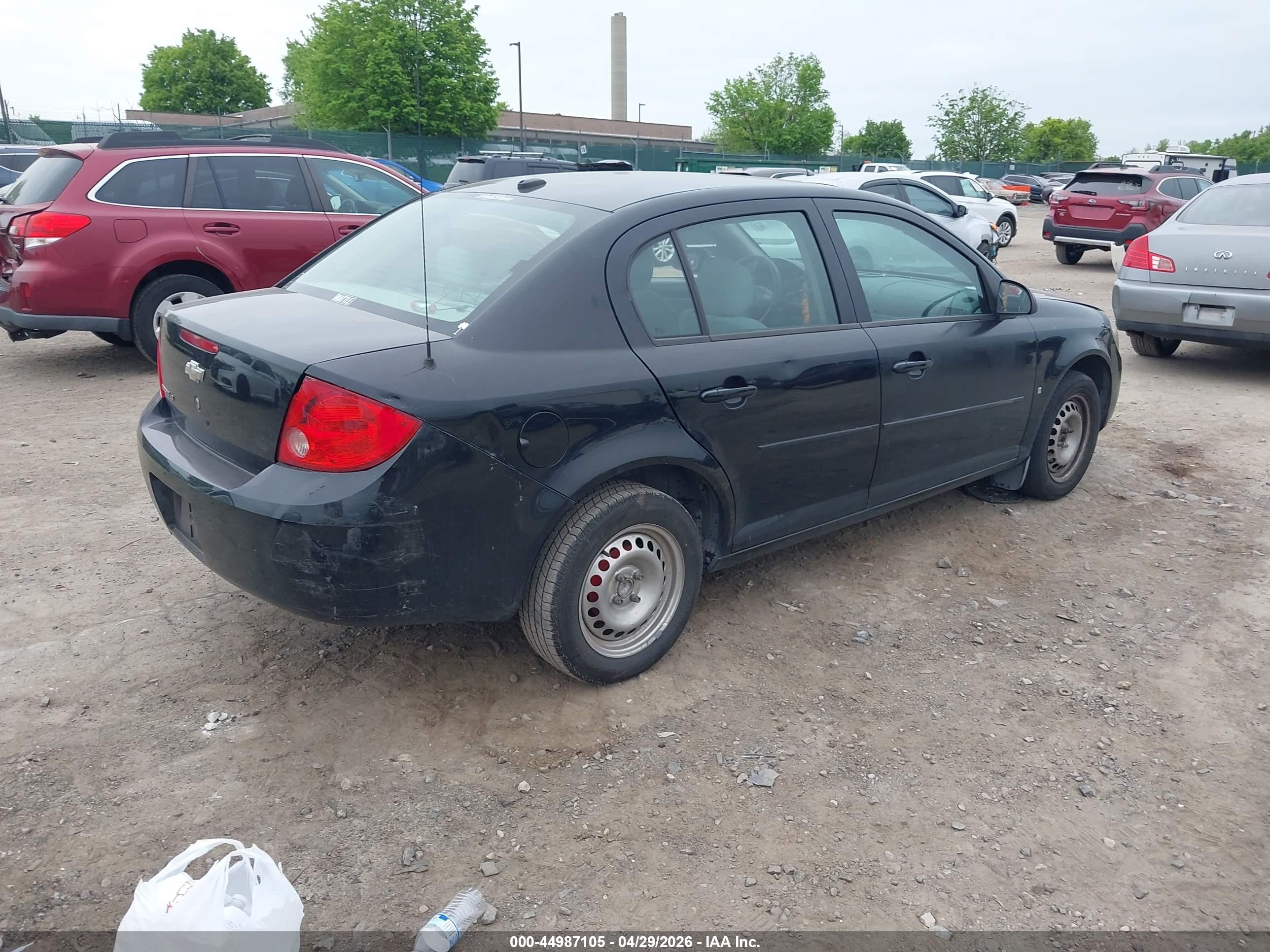 2009 Chevrolet Cobalt Lt Black vin: 1G1AL58H397139796