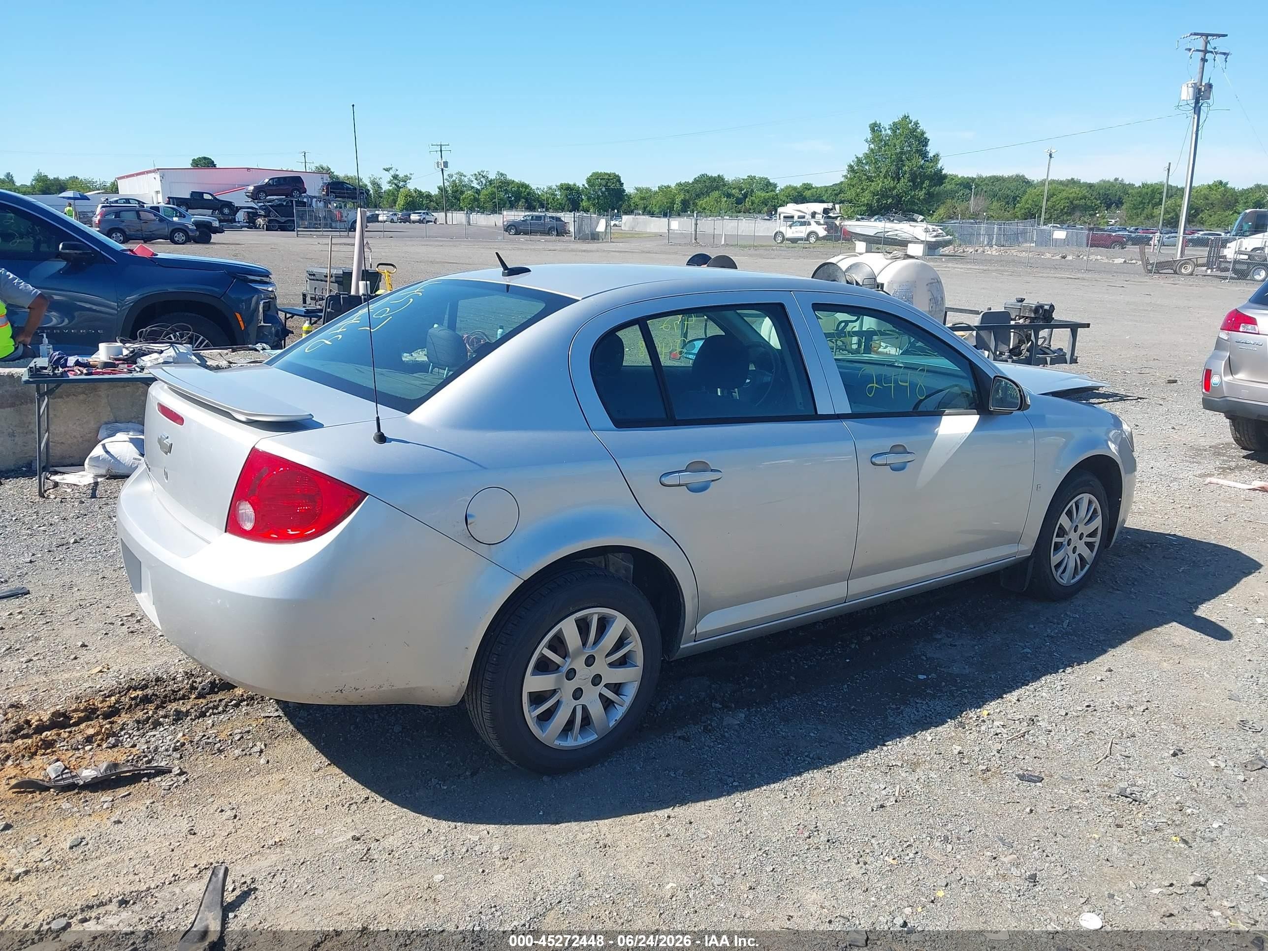 2009 Chevrolet Cobalt Lt Серебряный vin: 1G1AL58H597126614