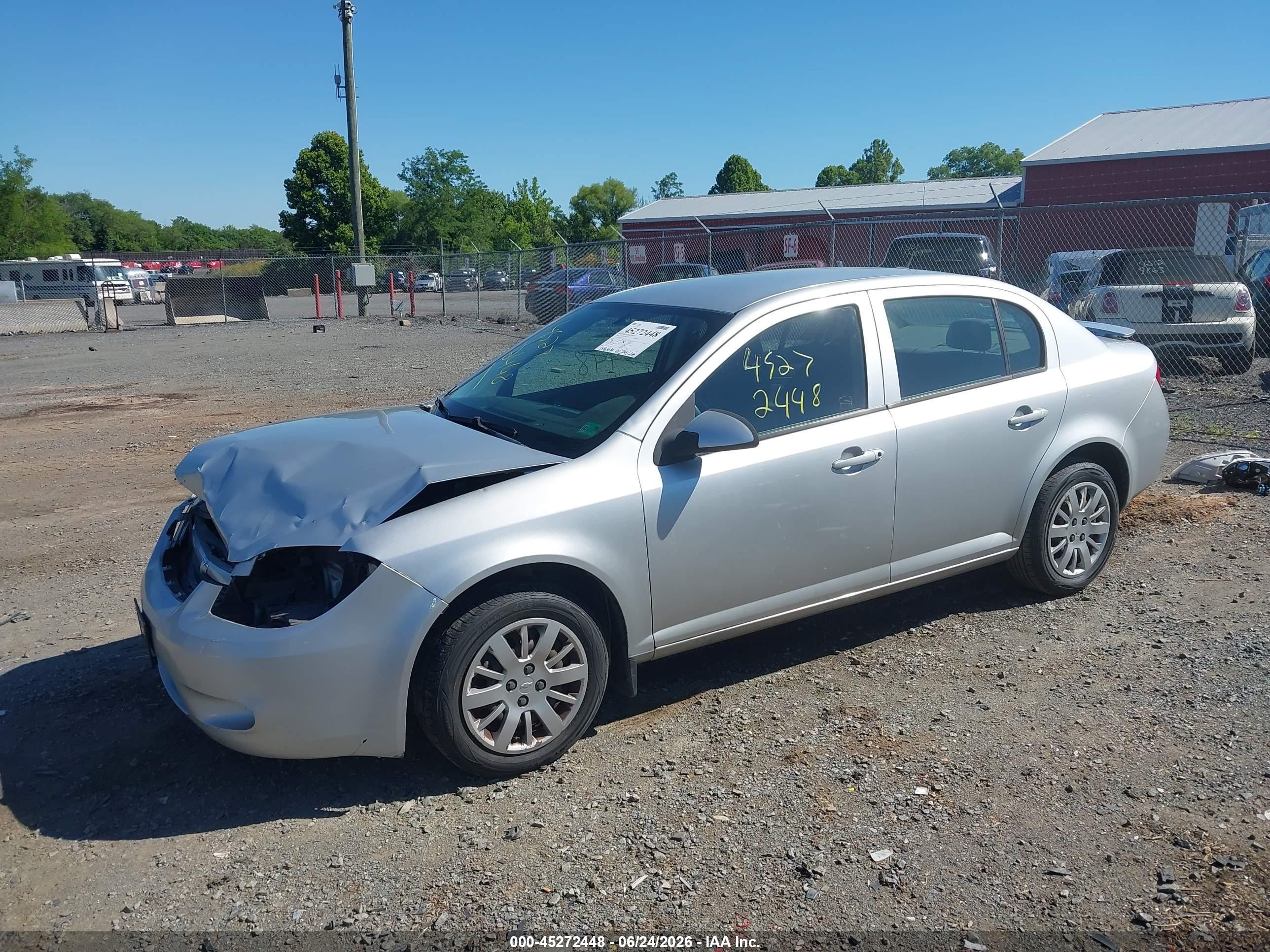 2009 Chevrolet Cobalt Lt Серебряный vin: 1G1AL58H597126614