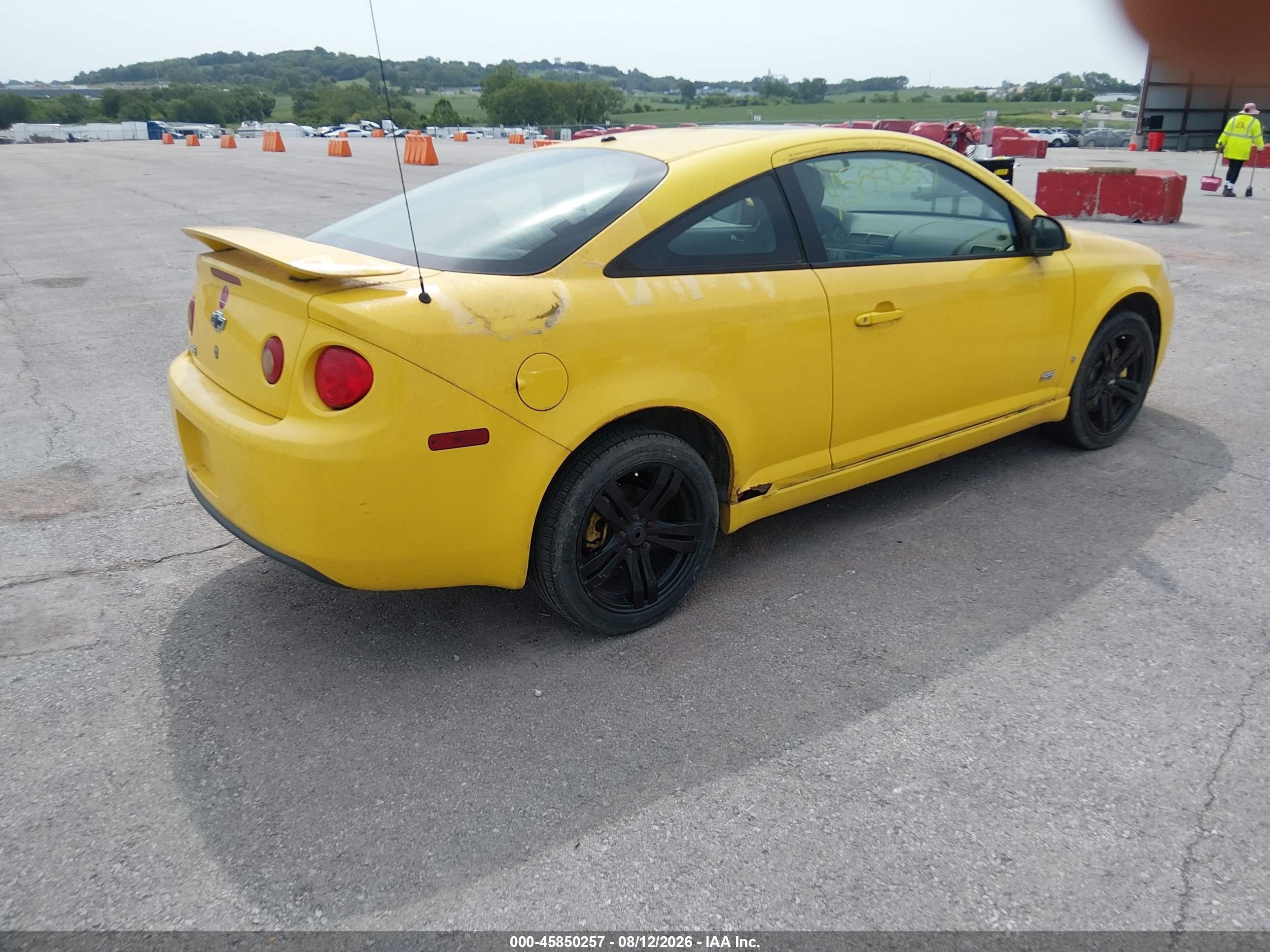 2007 Chevrolet Cobalt Ss Yellow vin: 1G1AM15B477122380