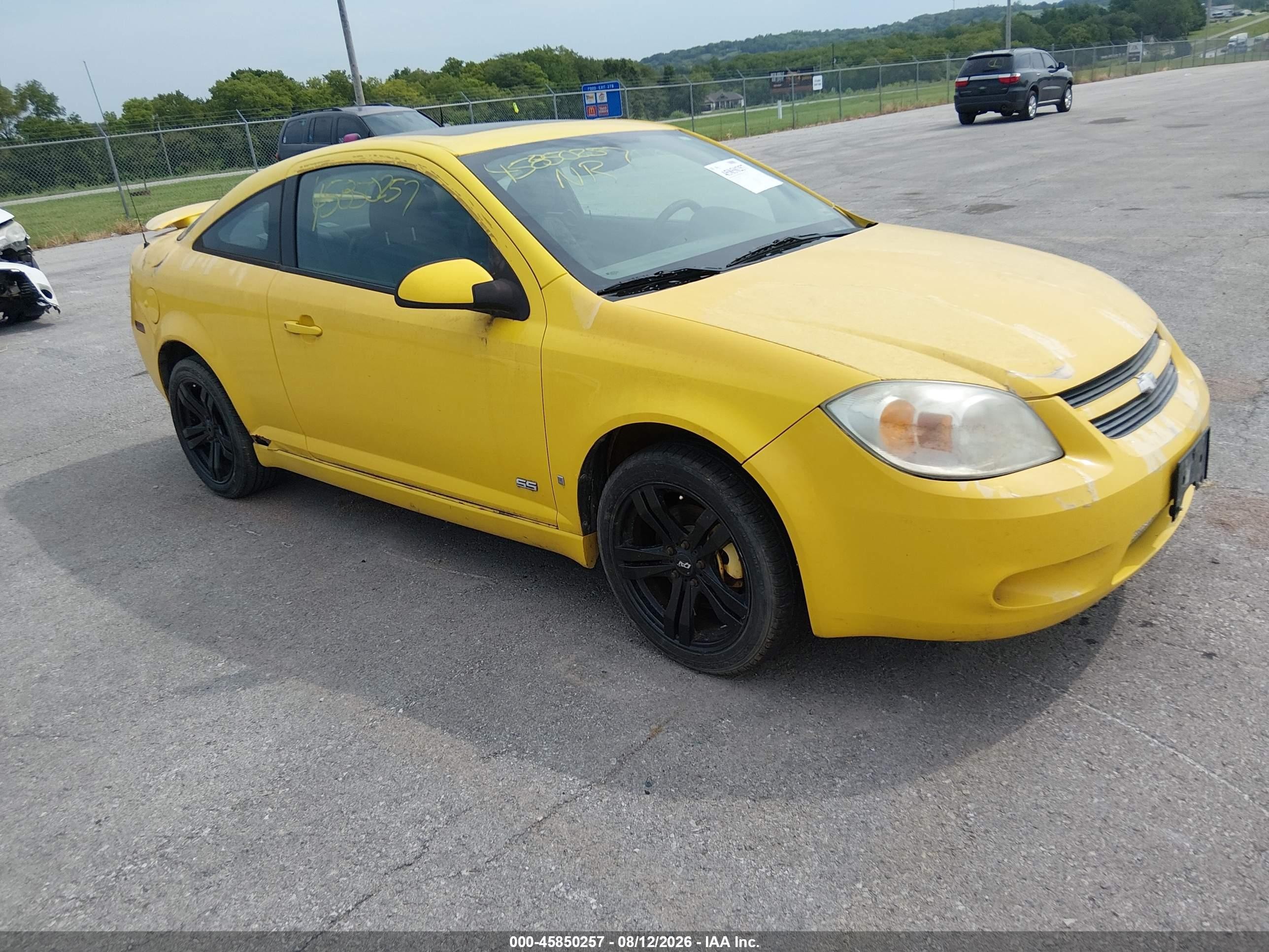 2007 Chevrolet Cobalt Ss Yellow vin: 1G1AM15B477122380