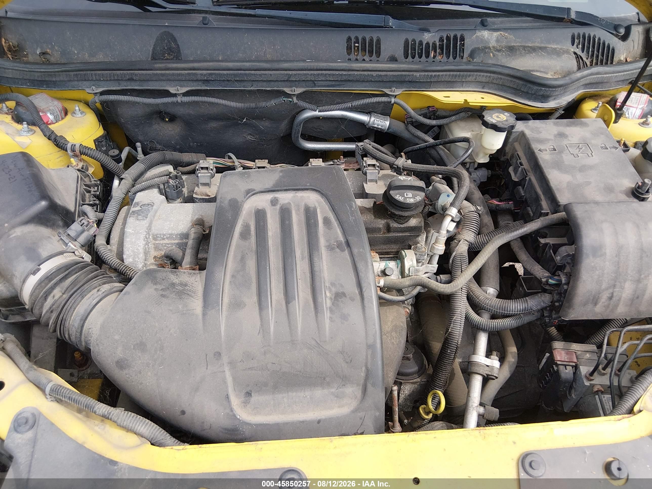 2007 Chevrolet Cobalt Ss Yellow vin: 1G1AM15B477122380