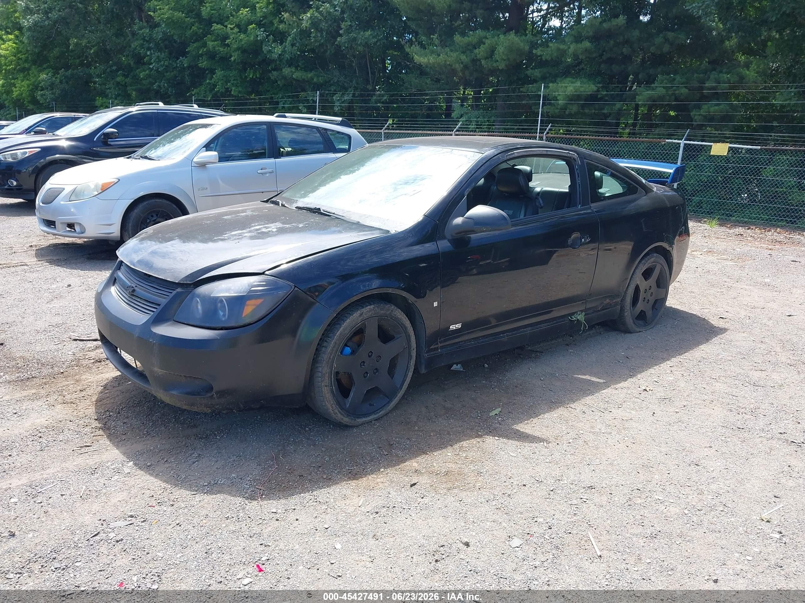 2007 Chevrolet Cobalt Ss Black vin: 1G1AM15B577221287