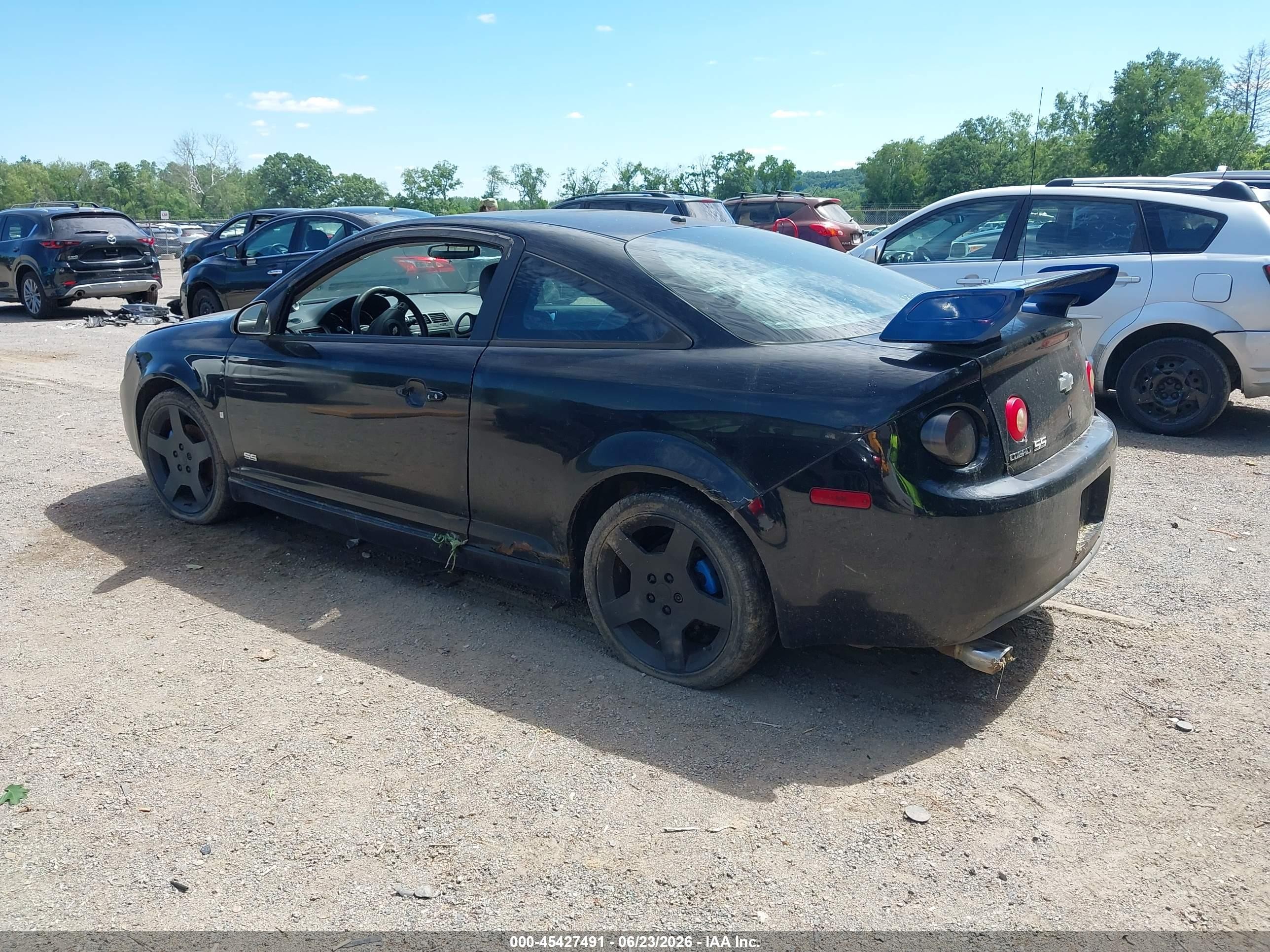 2007 Chevrolet Cobalt Ss Black vin: 1G1AM15B577221287