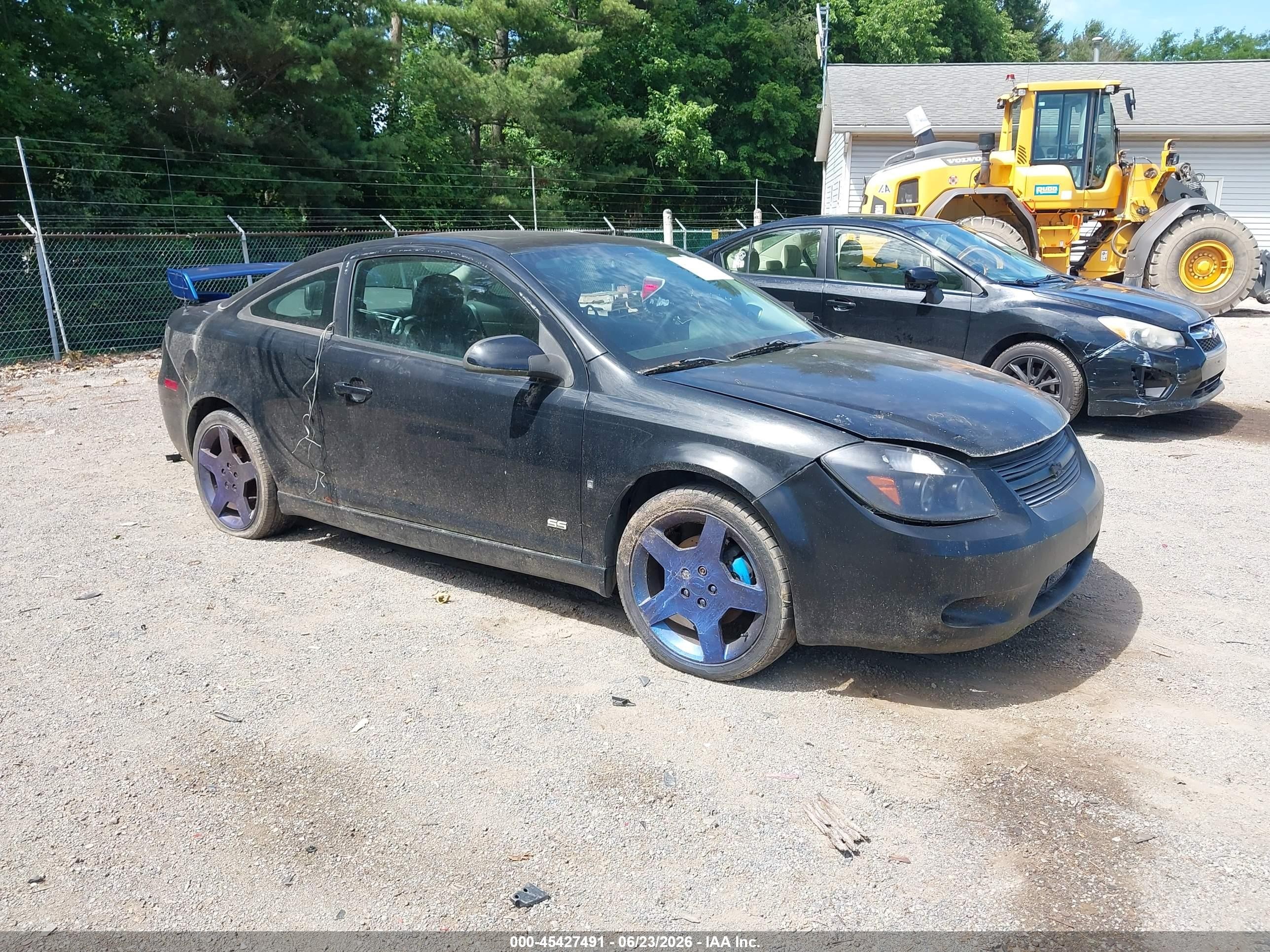 2007 Chevrolet Cobalt Ss Black vin: 1G1AM15B577221287