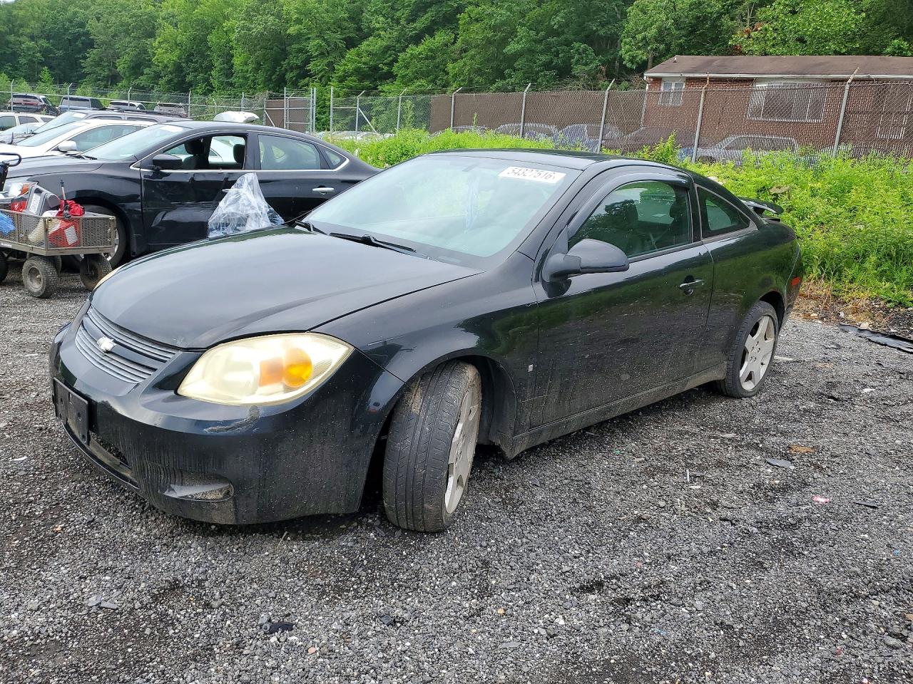 2008 Chevrolet Cobalt Sport Black vin: 1G1AM18B787159842