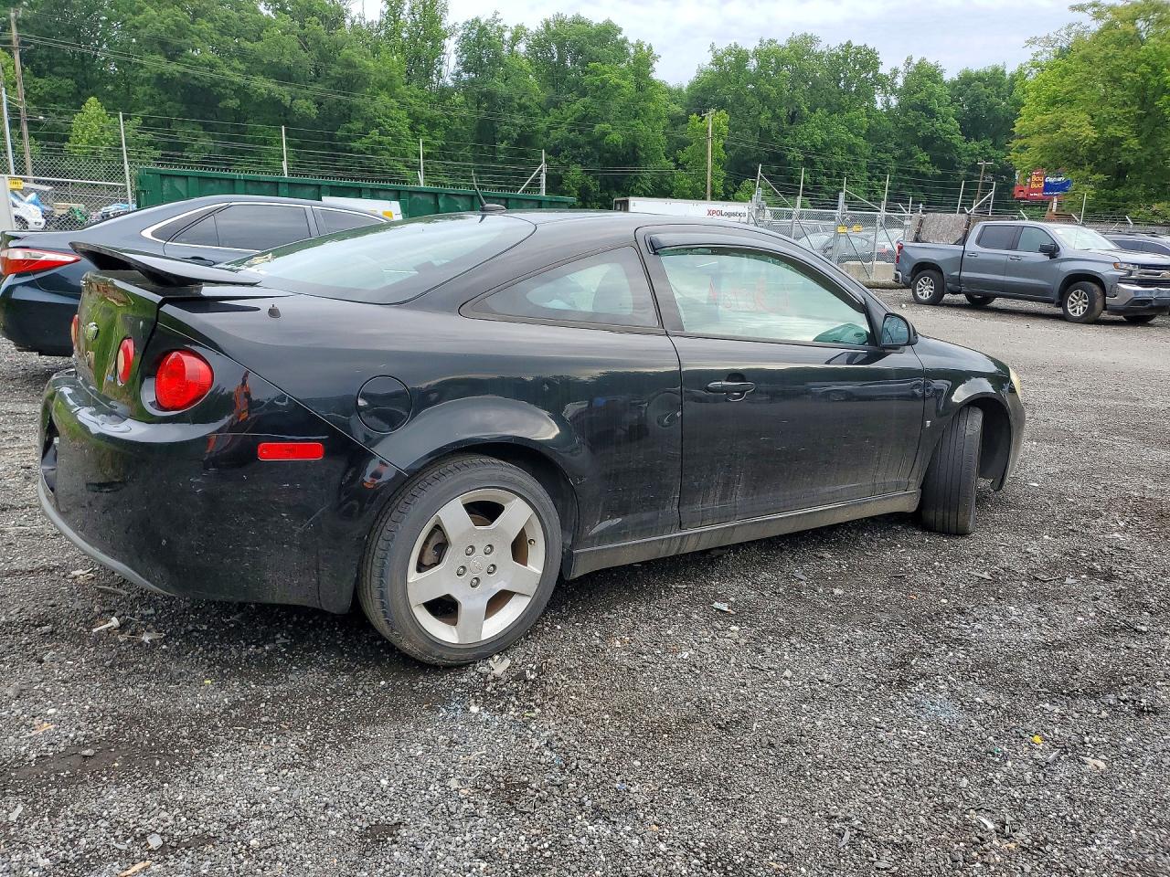 2008 Chevrolet Cobalt Sport Black vin: 1G1AM18B787159842