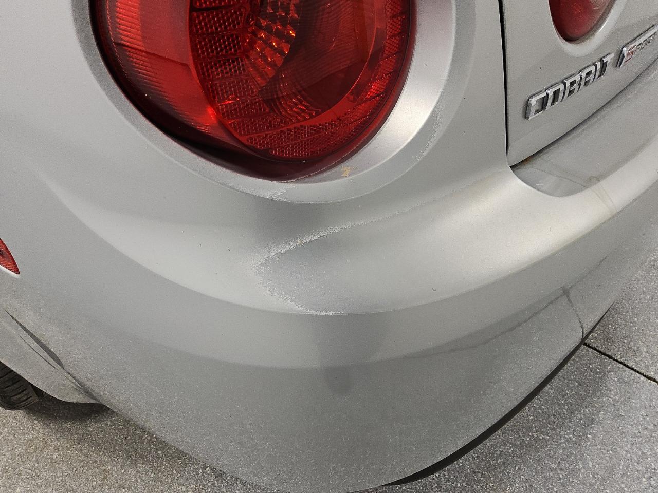 2008 Chevrolet Cobalt Sport Silver vin: 1G1AM18B787197880 Damage: Rear Bumper/Cover, Oxidized, > 12 Inches