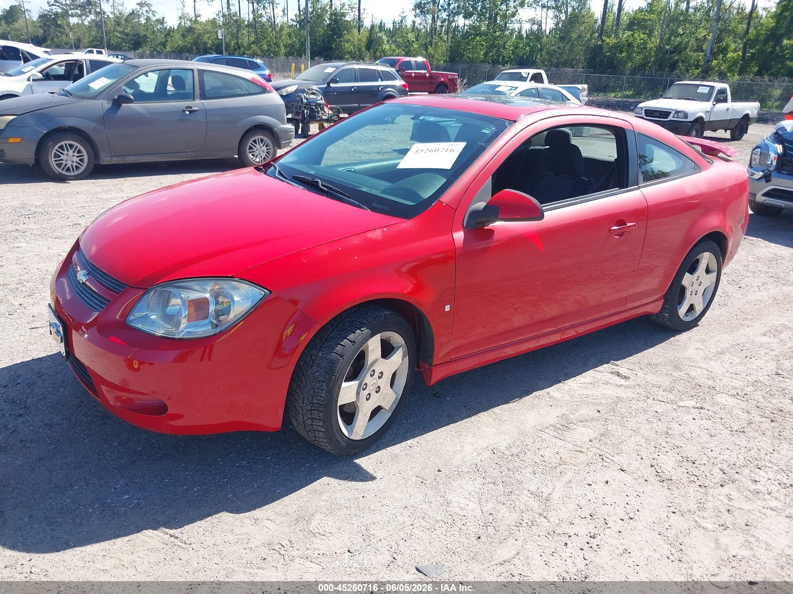 2008 Chevrolet Cobalt Sport Красный vin: 1G1AM18BX87164761