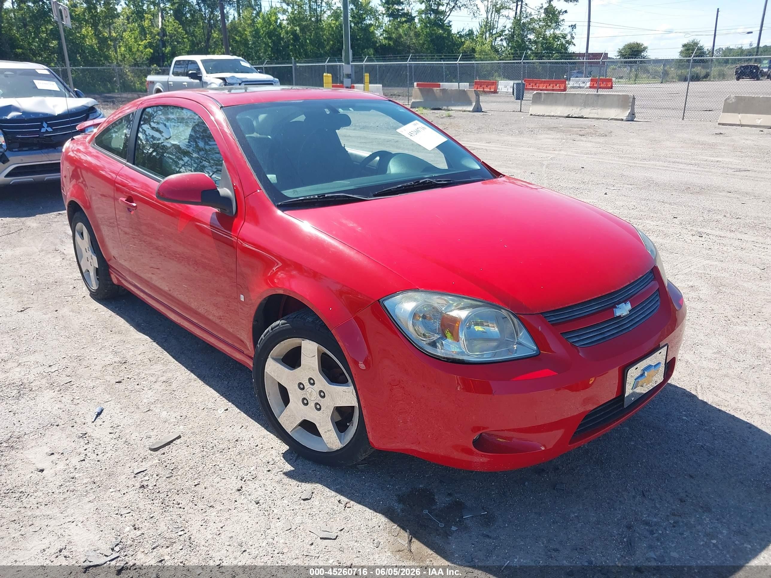 2008 Chevrolet Cobalt Sport Красный vin: 1G1AM18BX87164761