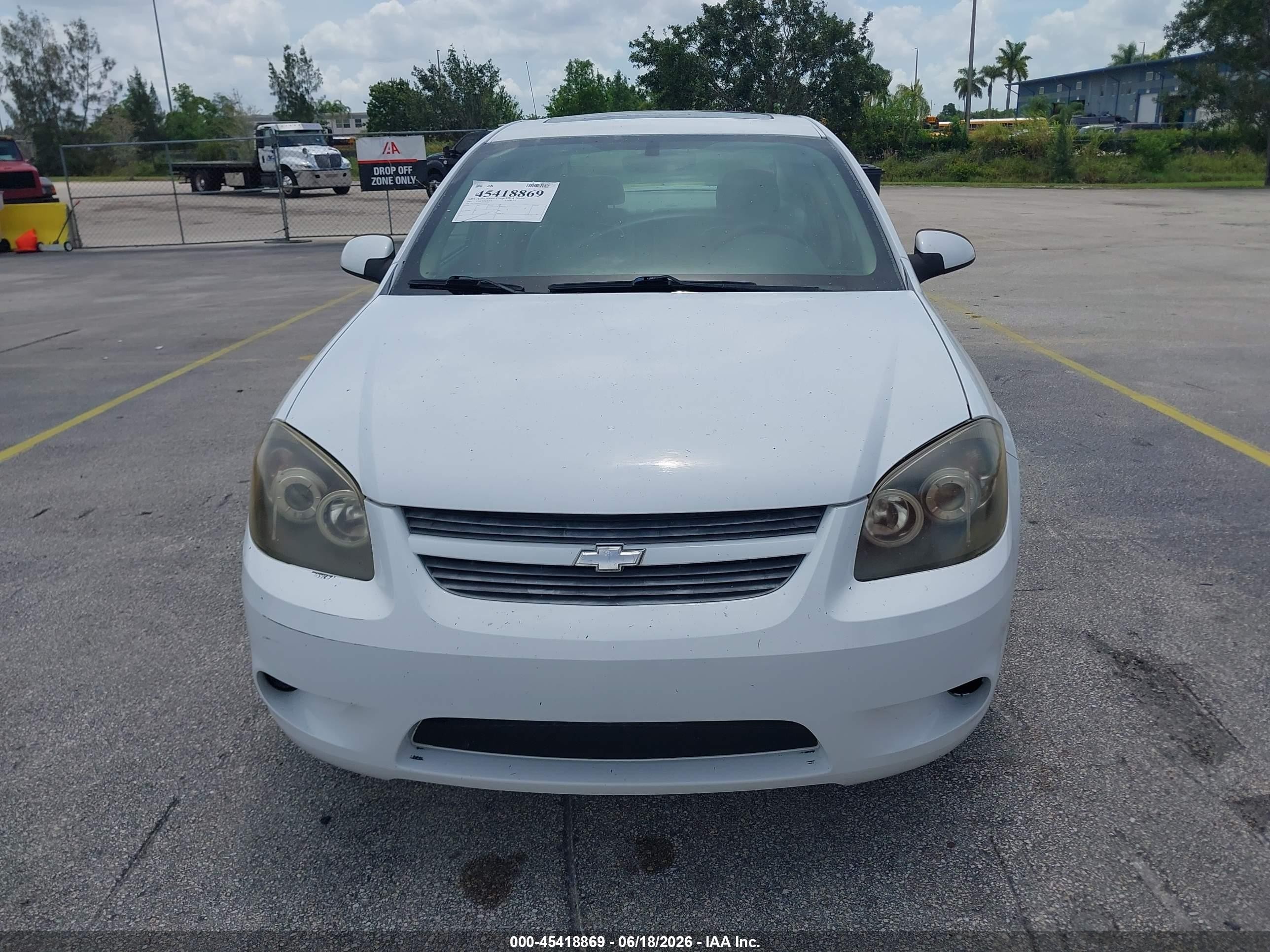 2007 Chevrolet Cobalt Ss White vin: 1G1AM58B077331957