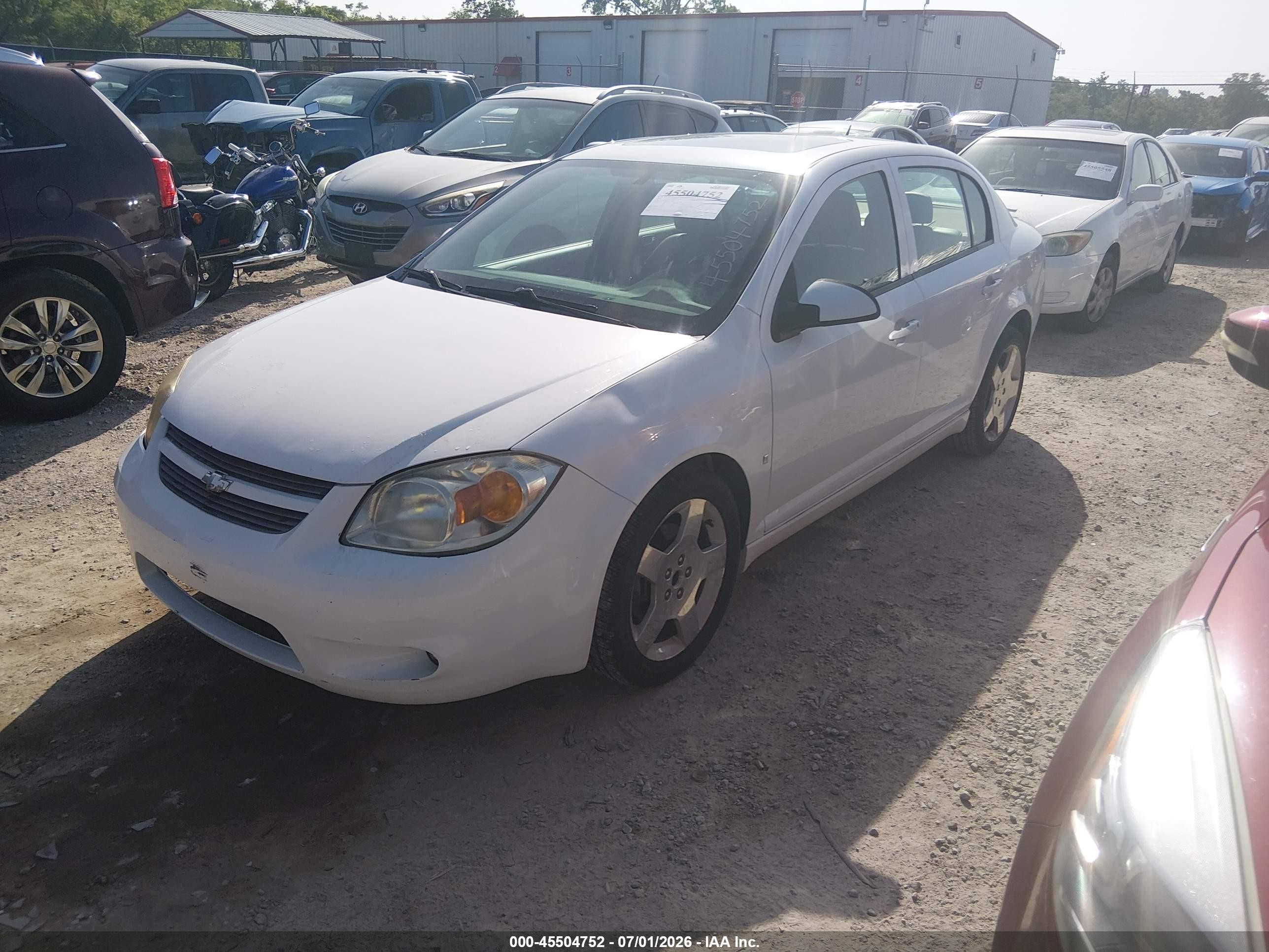 2008 Chevrolet Cobalt Sport White vin: 1G1AM58B087199266