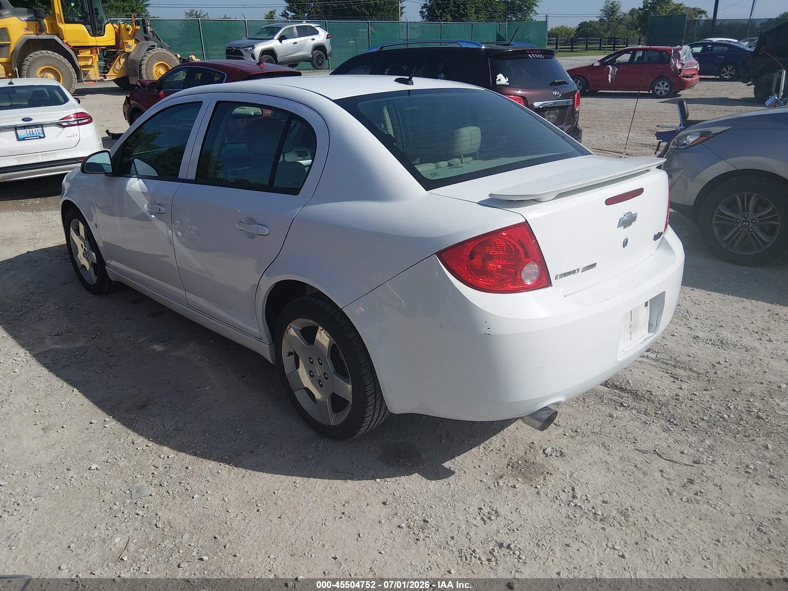 2008 Chevrolet Cobalt Sport White vin: 1G1AM58B087199266