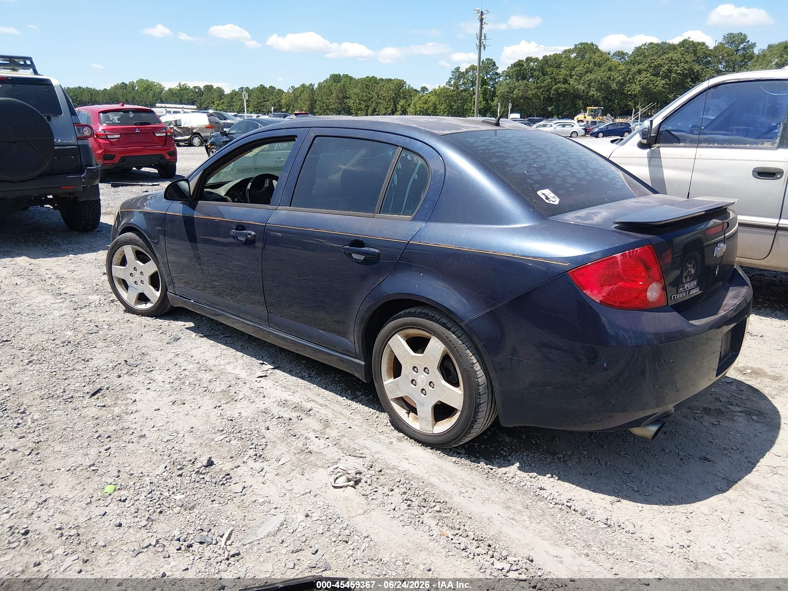 2008 Chevrolet Cobalt Sport Blue vin: 1G1AM58B587175979