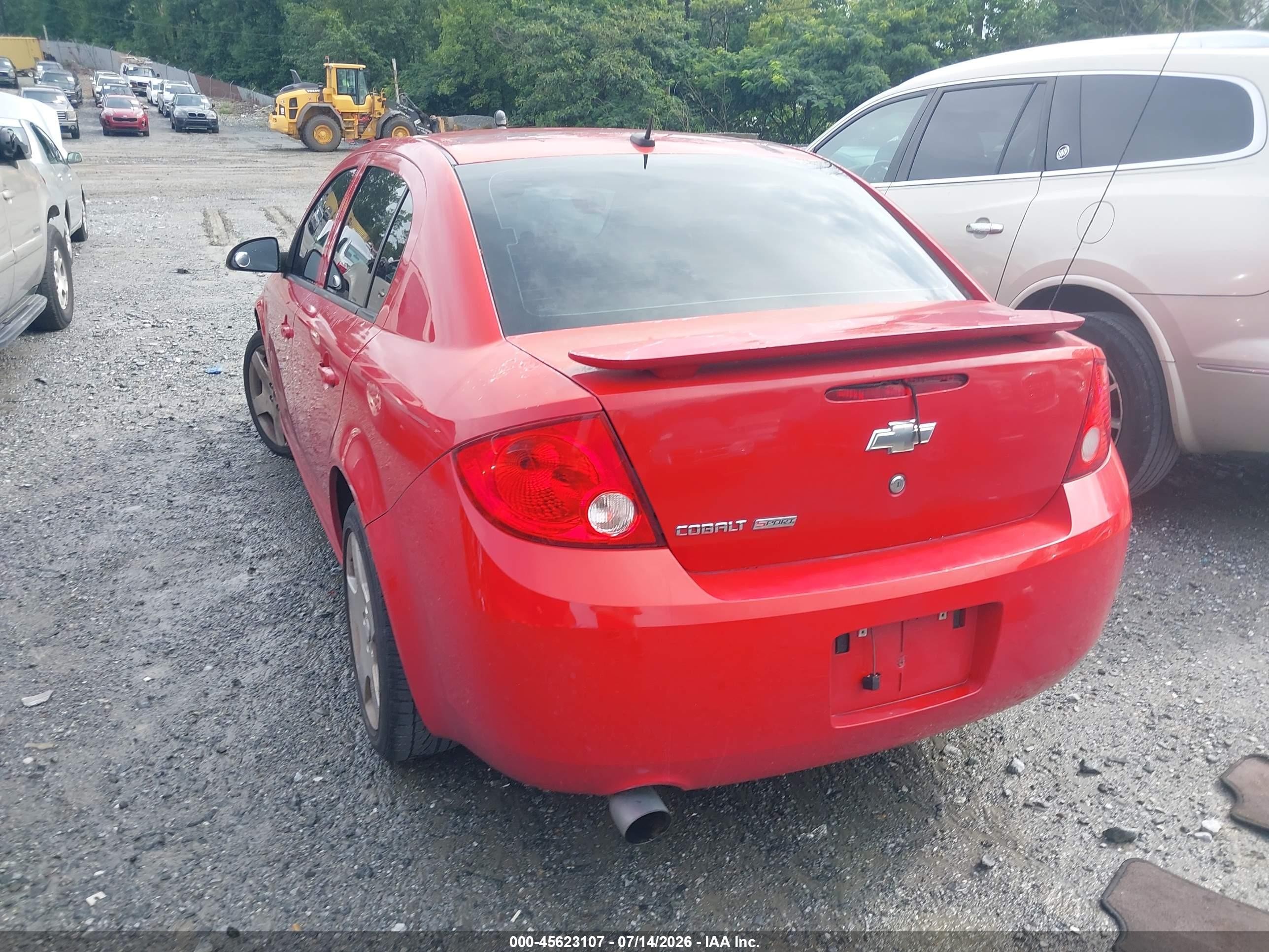 2008 Chevrolet Cobalt Sport Красный vin: 1G1AM58B687193178
