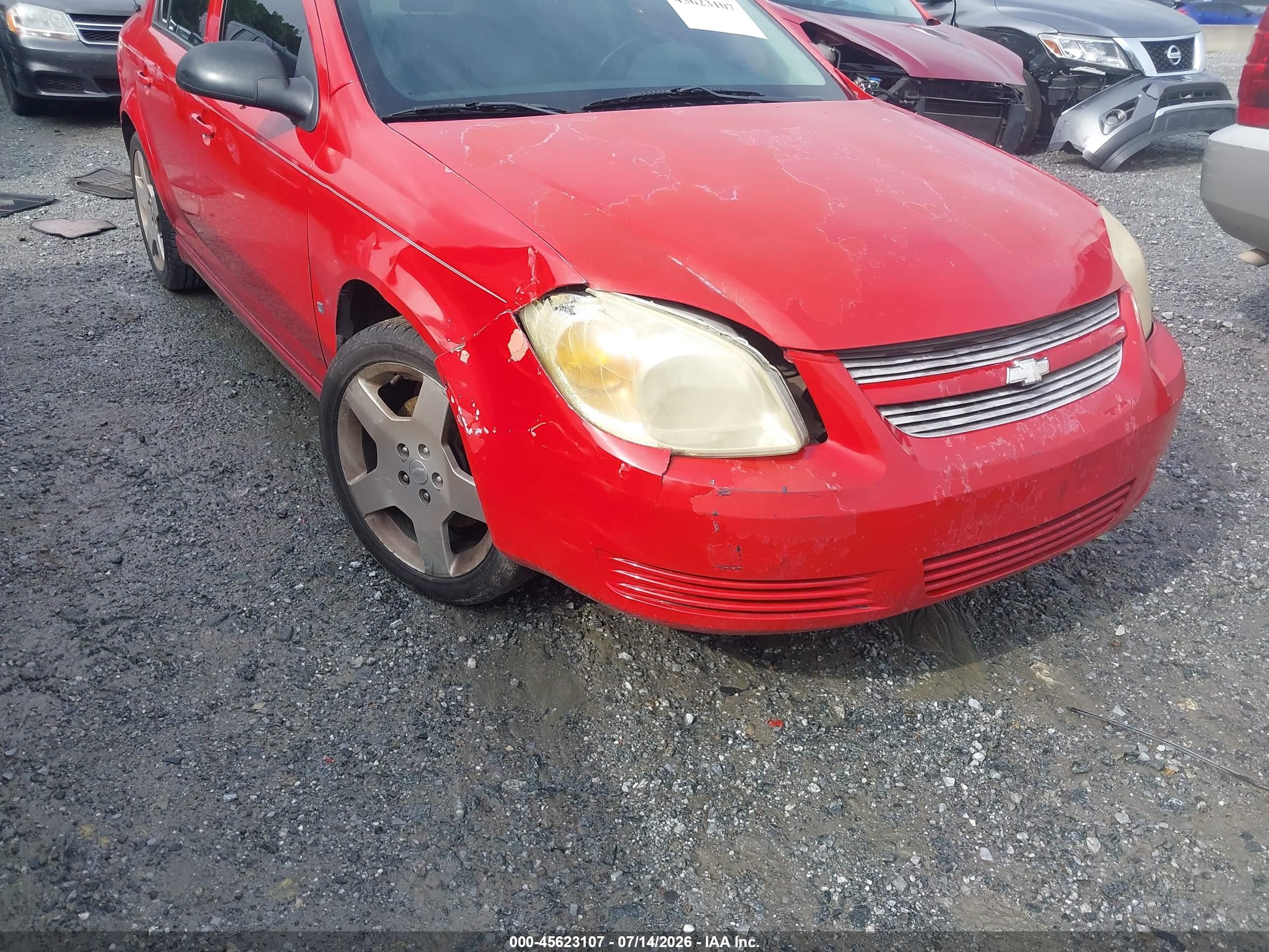 2008 Chevrolet Cobalt Sport Красный vin: 1G1AM58B687193178