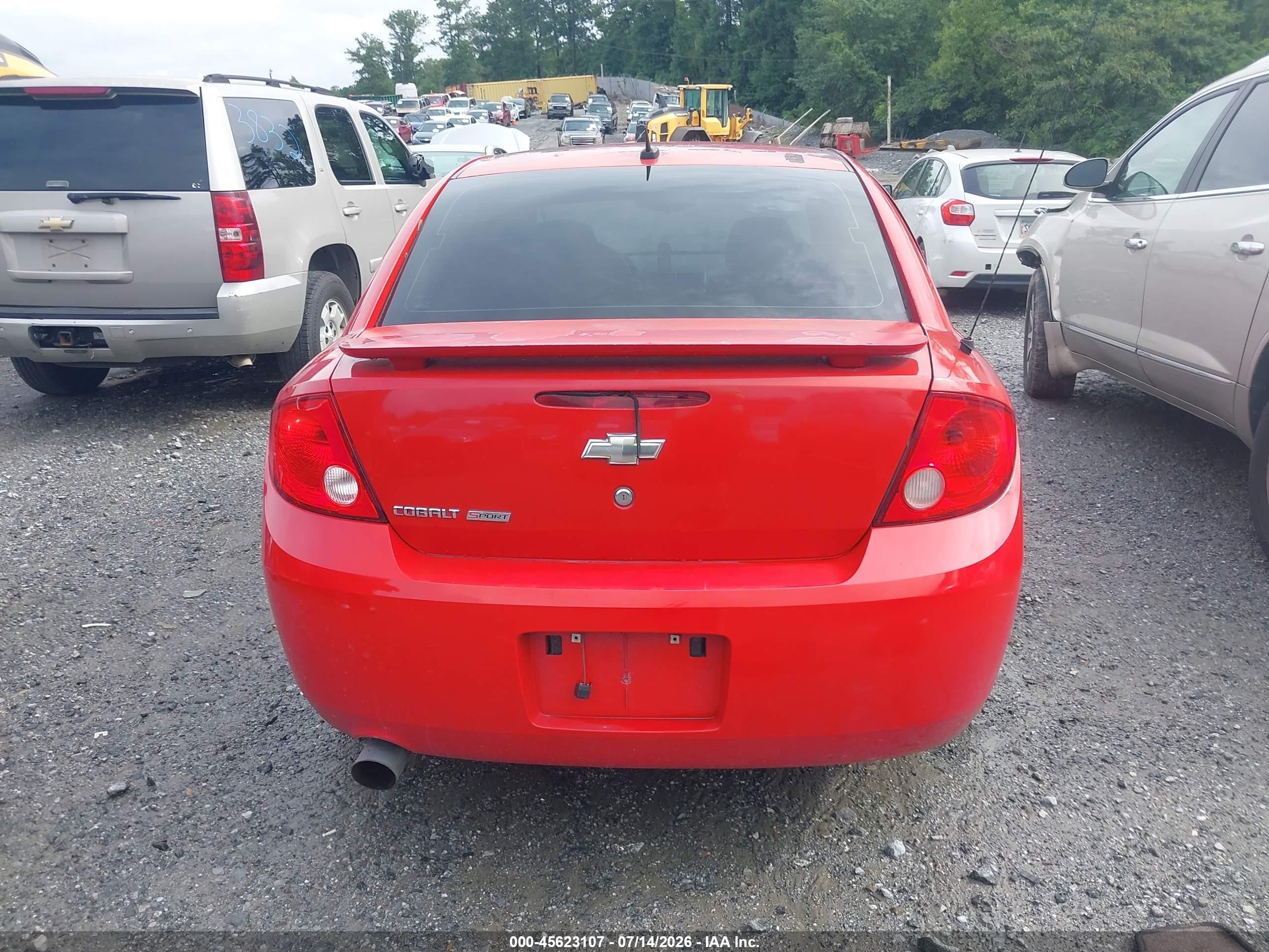 2008 Chevrolet Cobalt Sport Красный vin: 1G1AM58B687193178