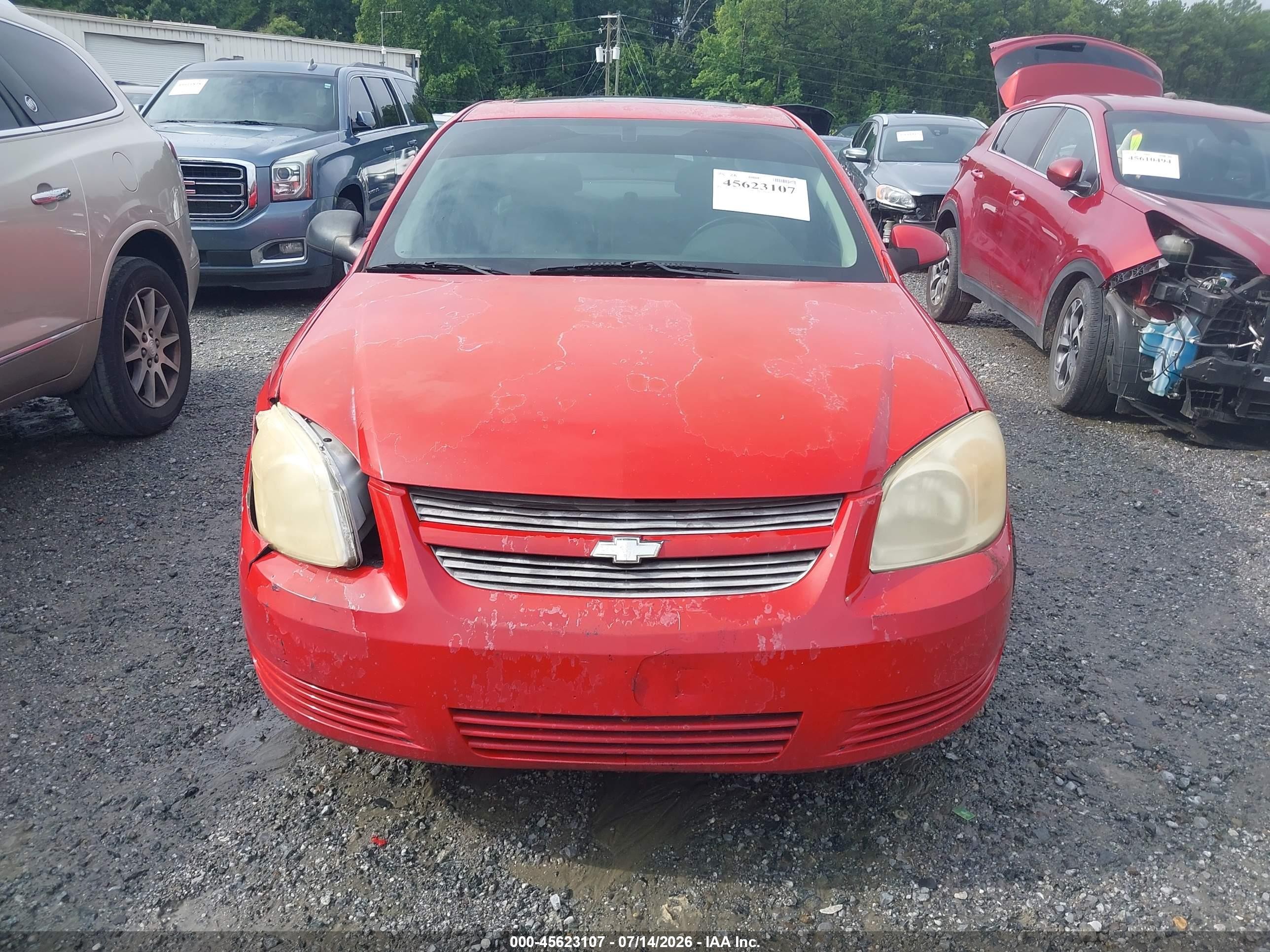 2008 Chevrolet Cobalt Sport Красный vin: 1G1AM58B687193178