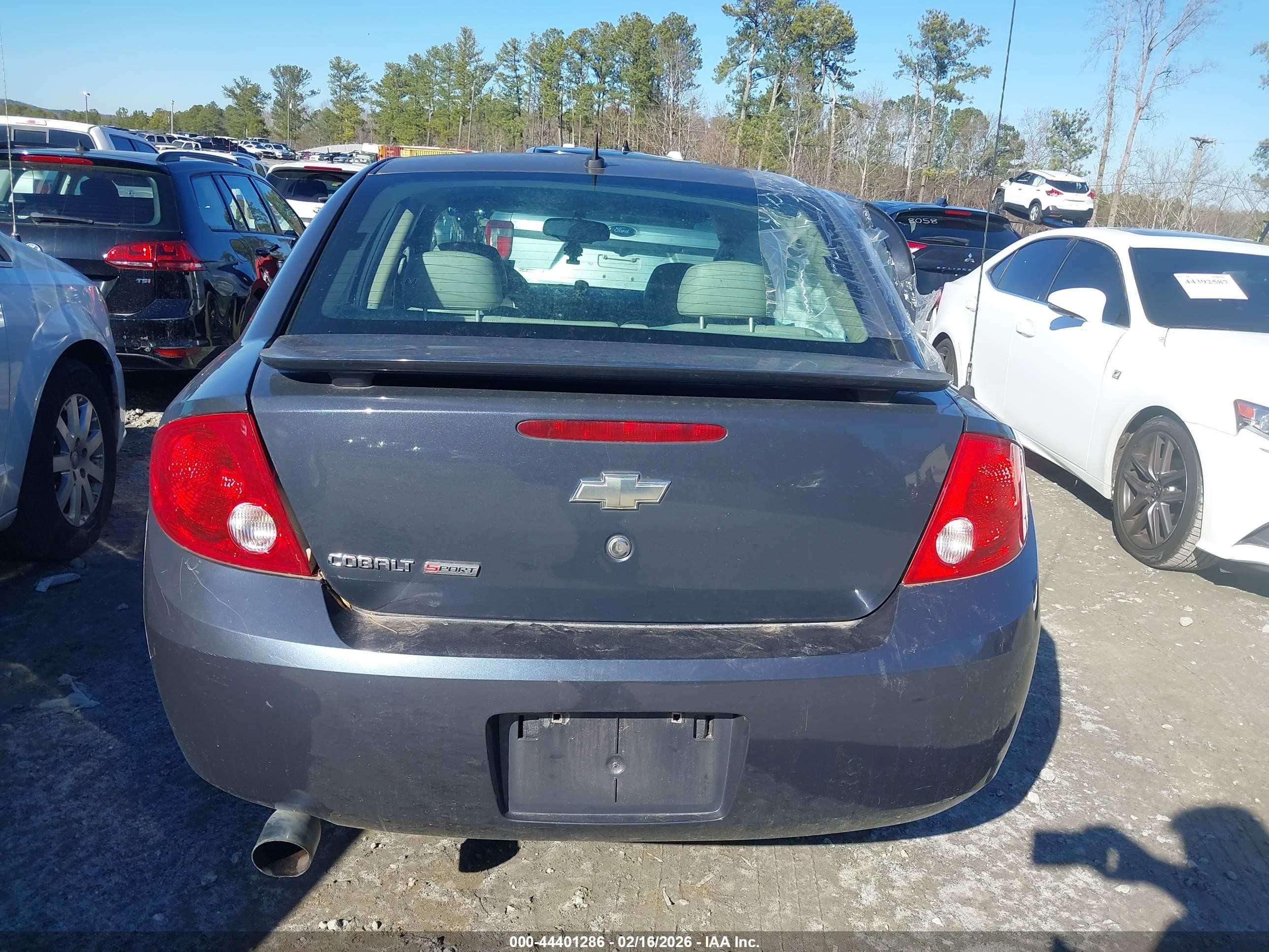 2008 Chevrolet Cobalt Sport Black vin: 1G1AM58B687244937