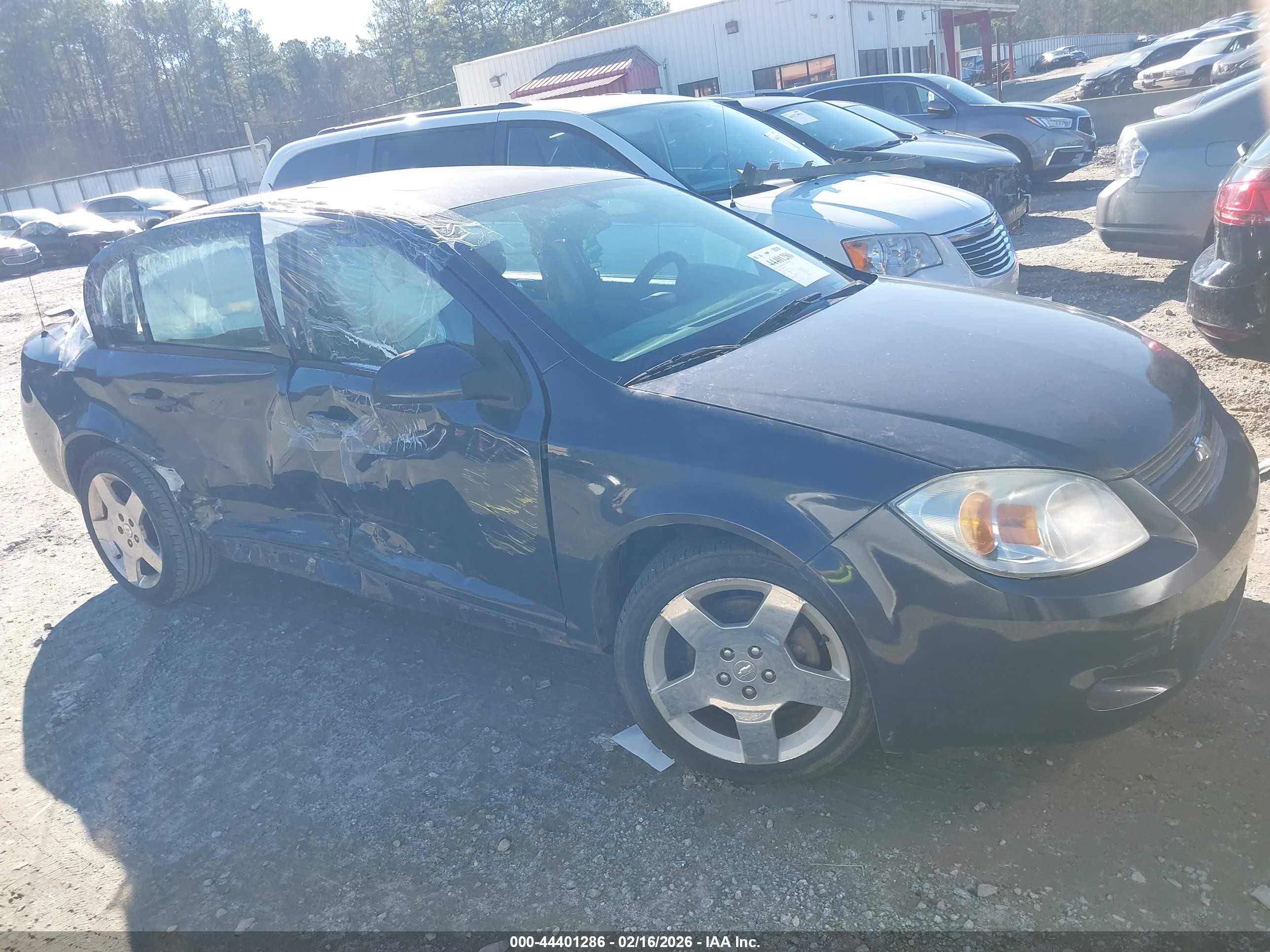 2008 Chevrolet Cobalt Sport Black vin: 1G1AM58B687244937