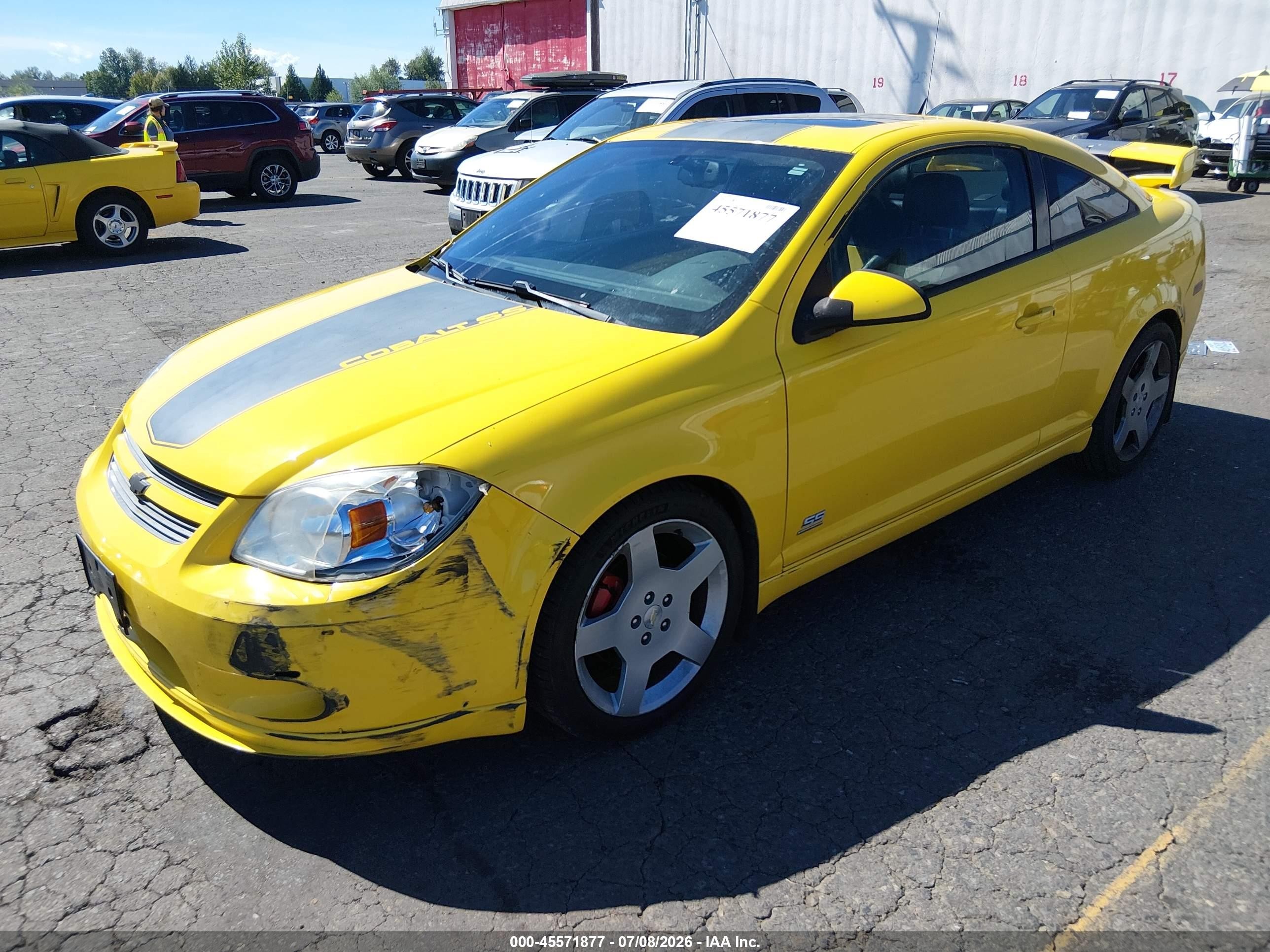 2006 Chevrolet Cobalt Ss Supercharged Желтый vin: 1G1AP14P667750010