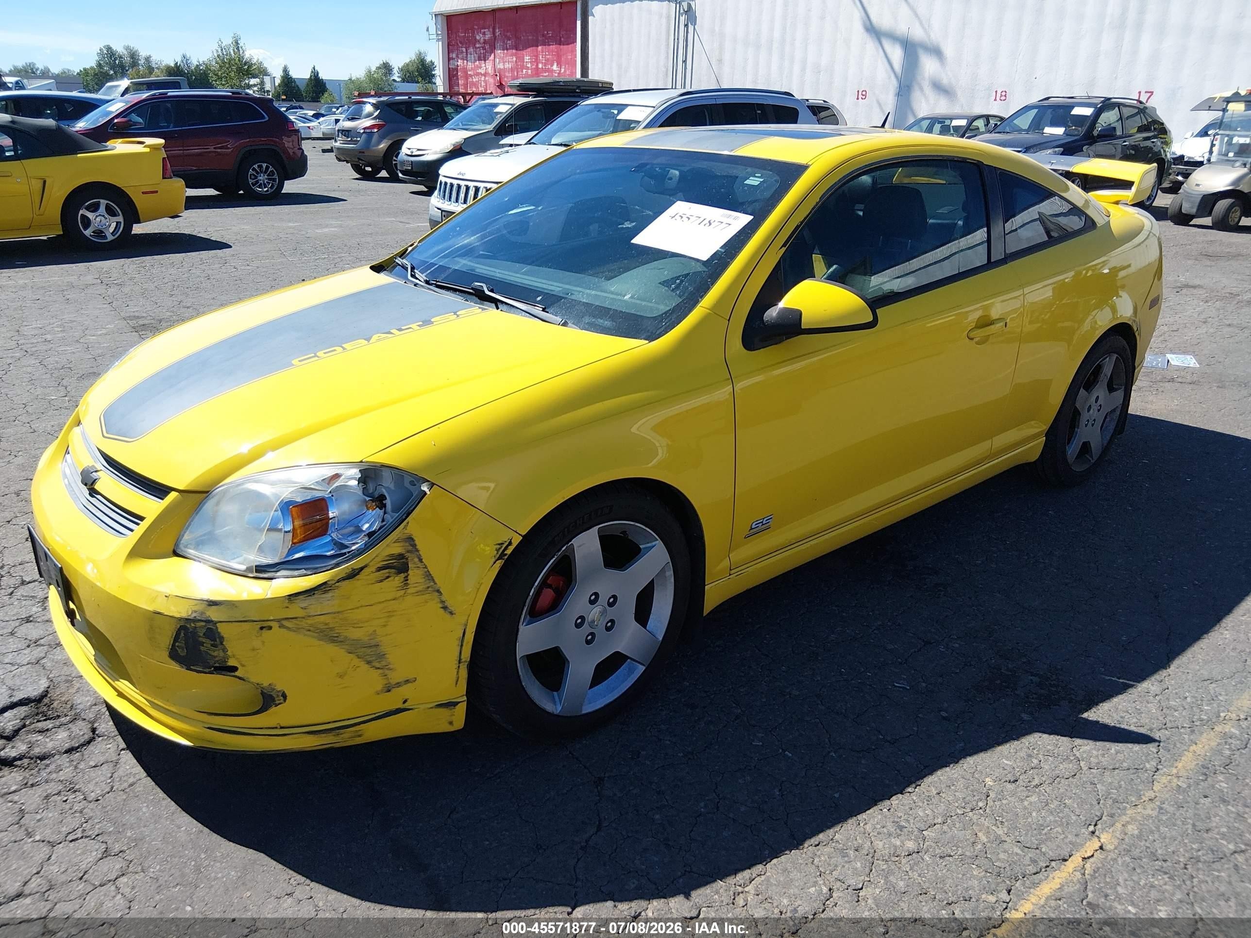2006 Chevrolet Cobalt Ss Supercharged Желтый vin: 1G1AP14P667750010