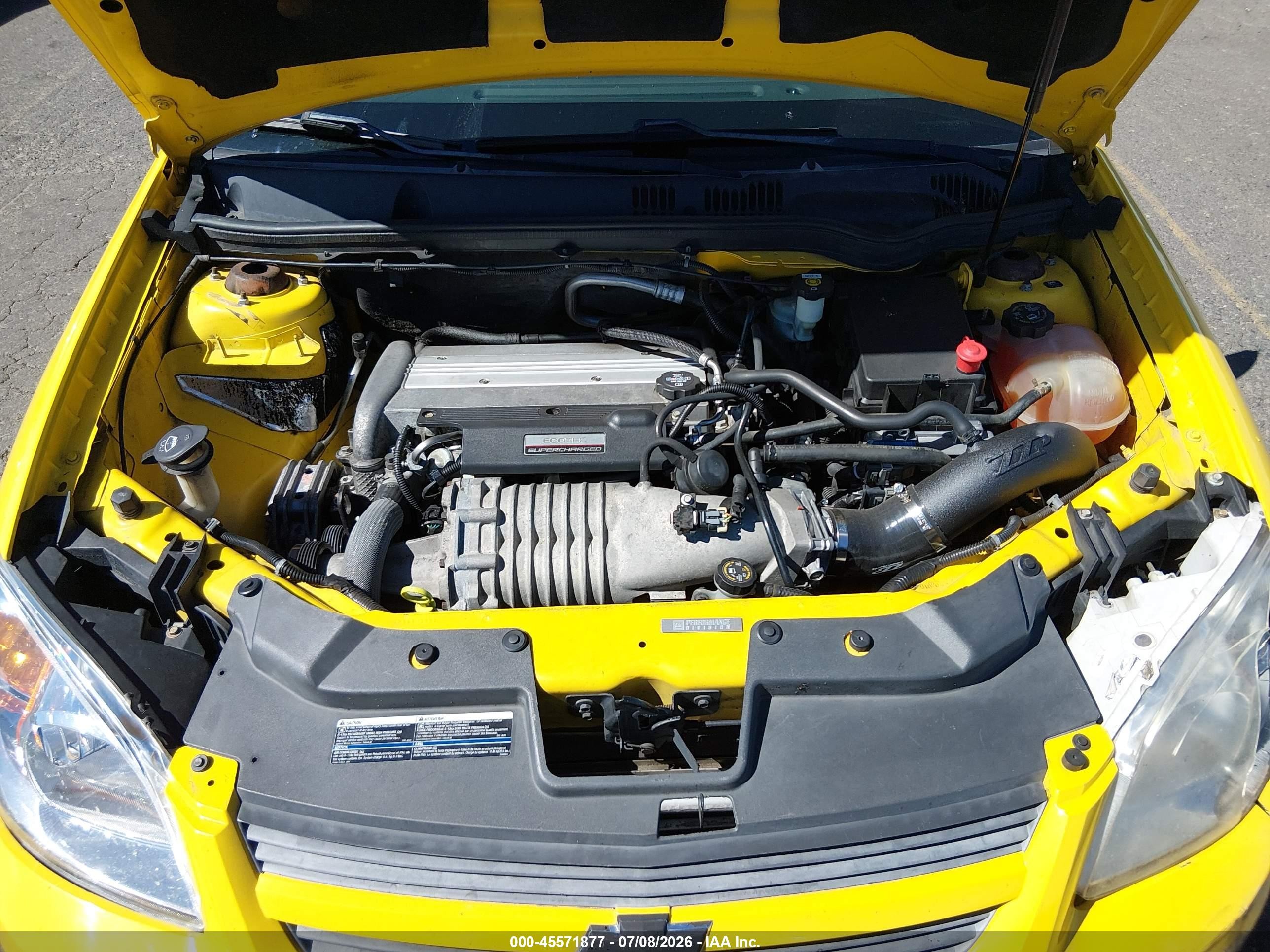 2006 Chevrolet Cobalt Ss Supercharged Желтый vin: 1G1AP14P667750010