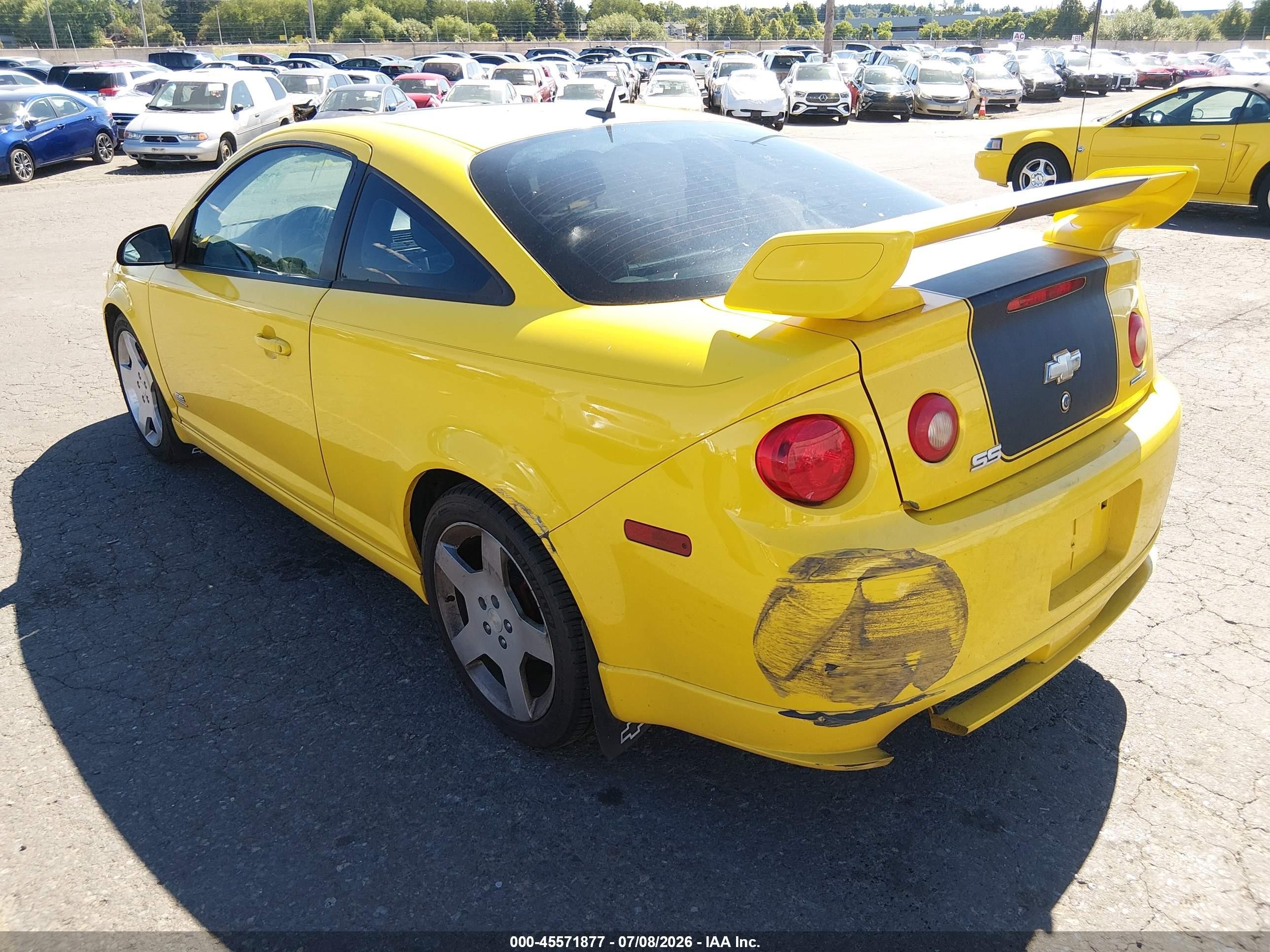 2006 Chevrolet Cobalt Ss Supercharged Желтый vin: 1G1AP14P667750010