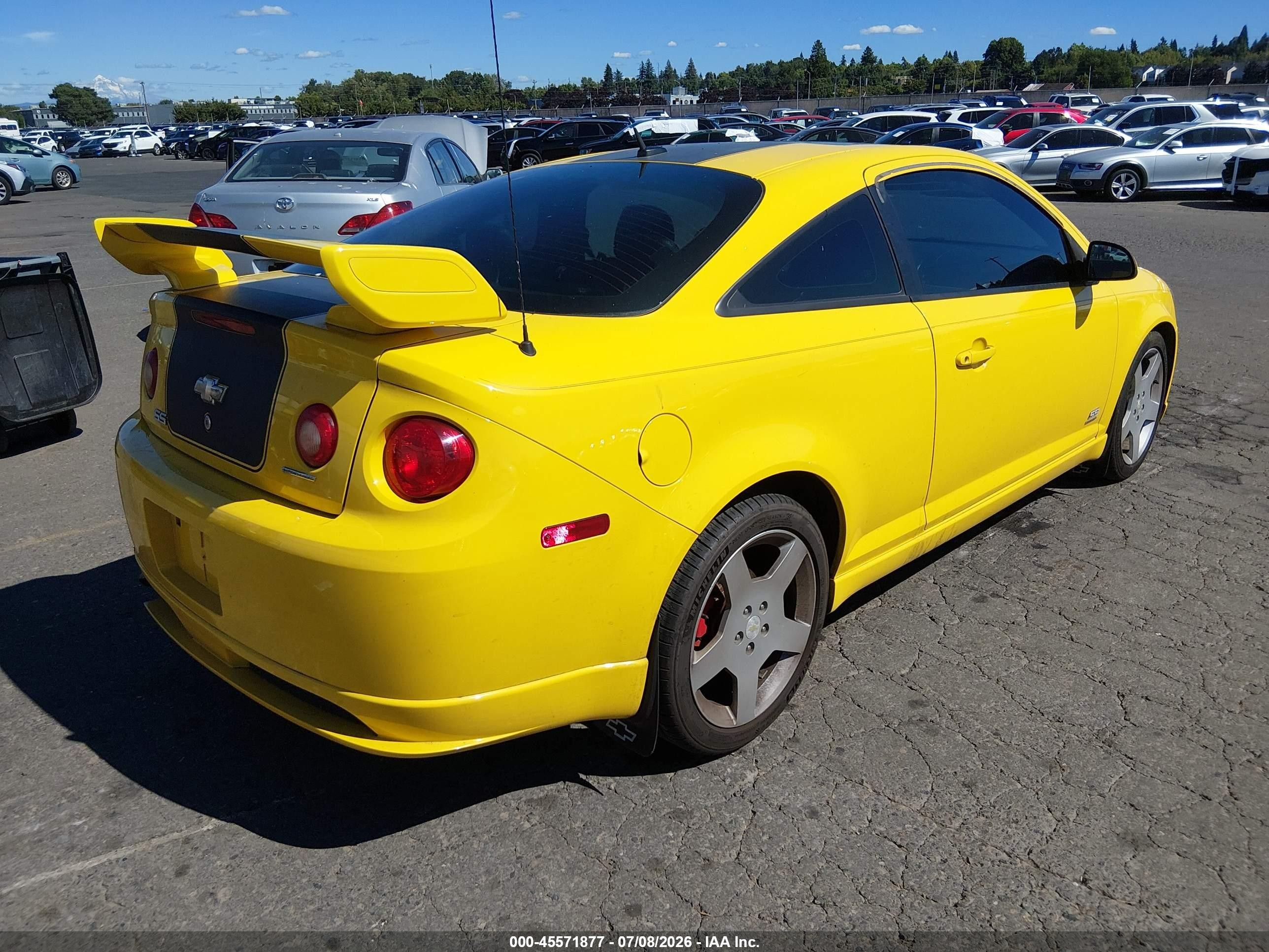2006 Chevrolet Cobalt Ss Supercharged Желтый vin: 1G1AP14P667750010