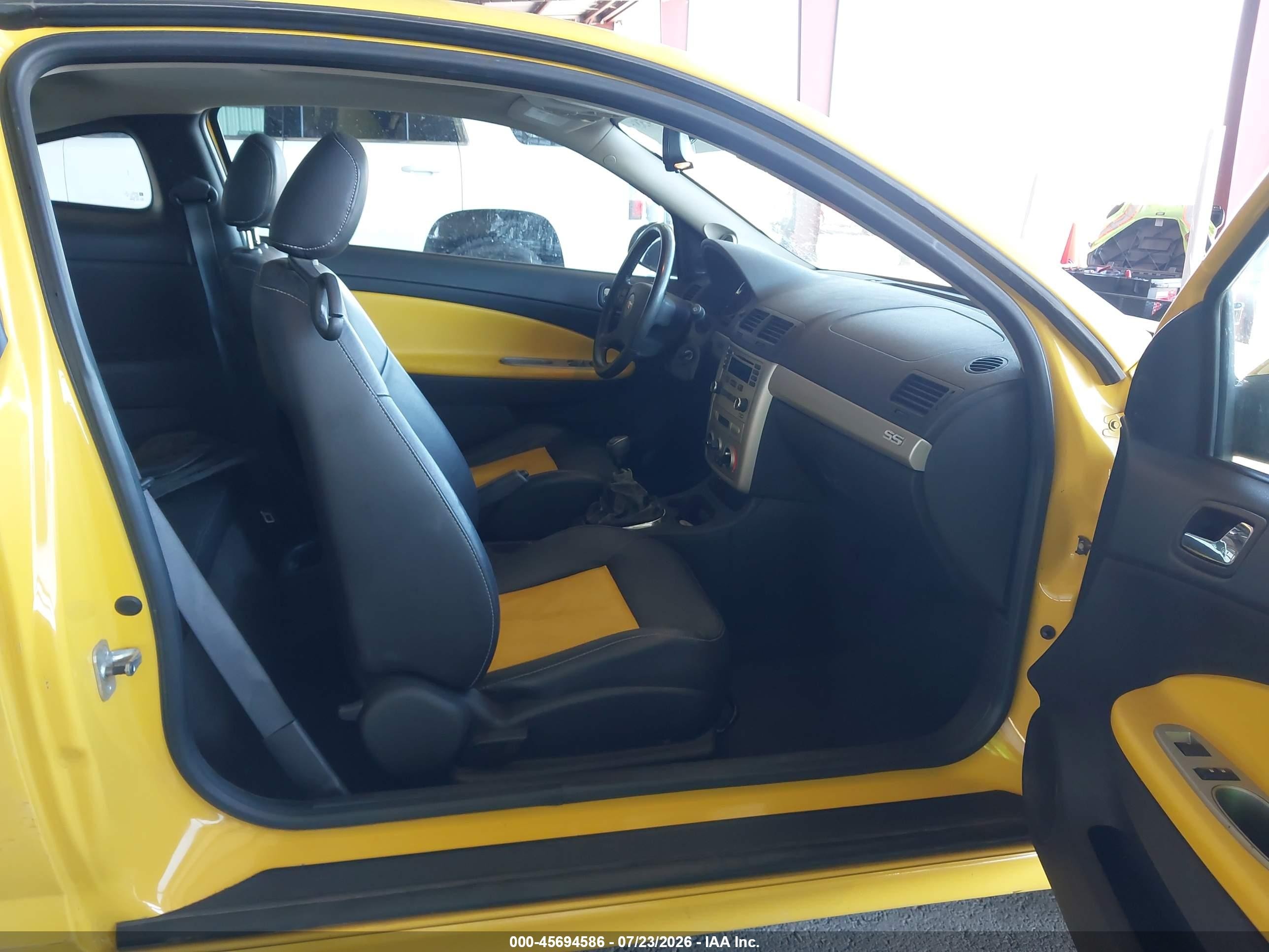2006 Chevrolet Cobalt Ss Supercharged Yellow vin: 1G1AP14P767867935