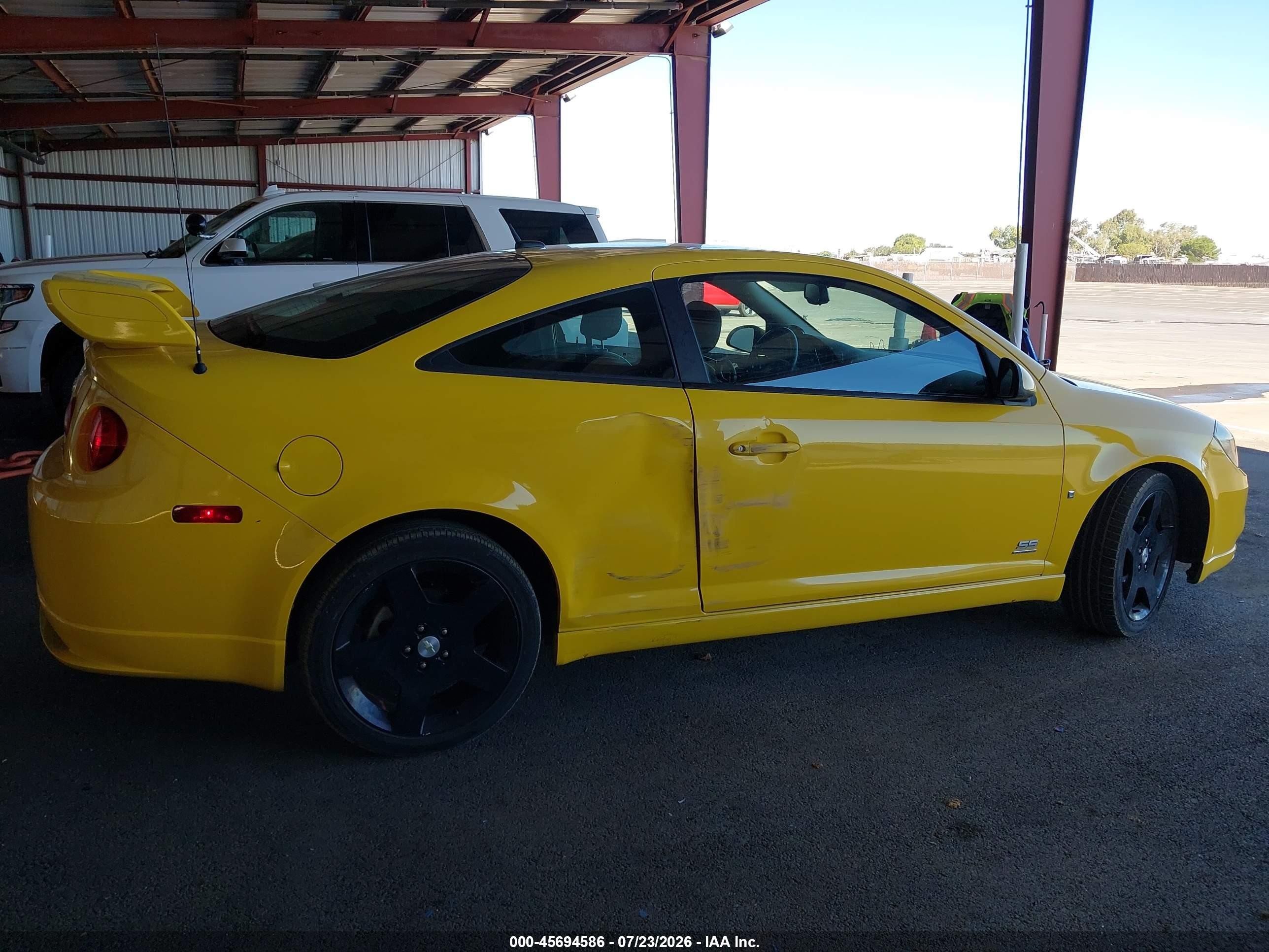 2006 Chevrolet Cobalt Ss Supercharged Yellow vin: 1G1AP14P767867935