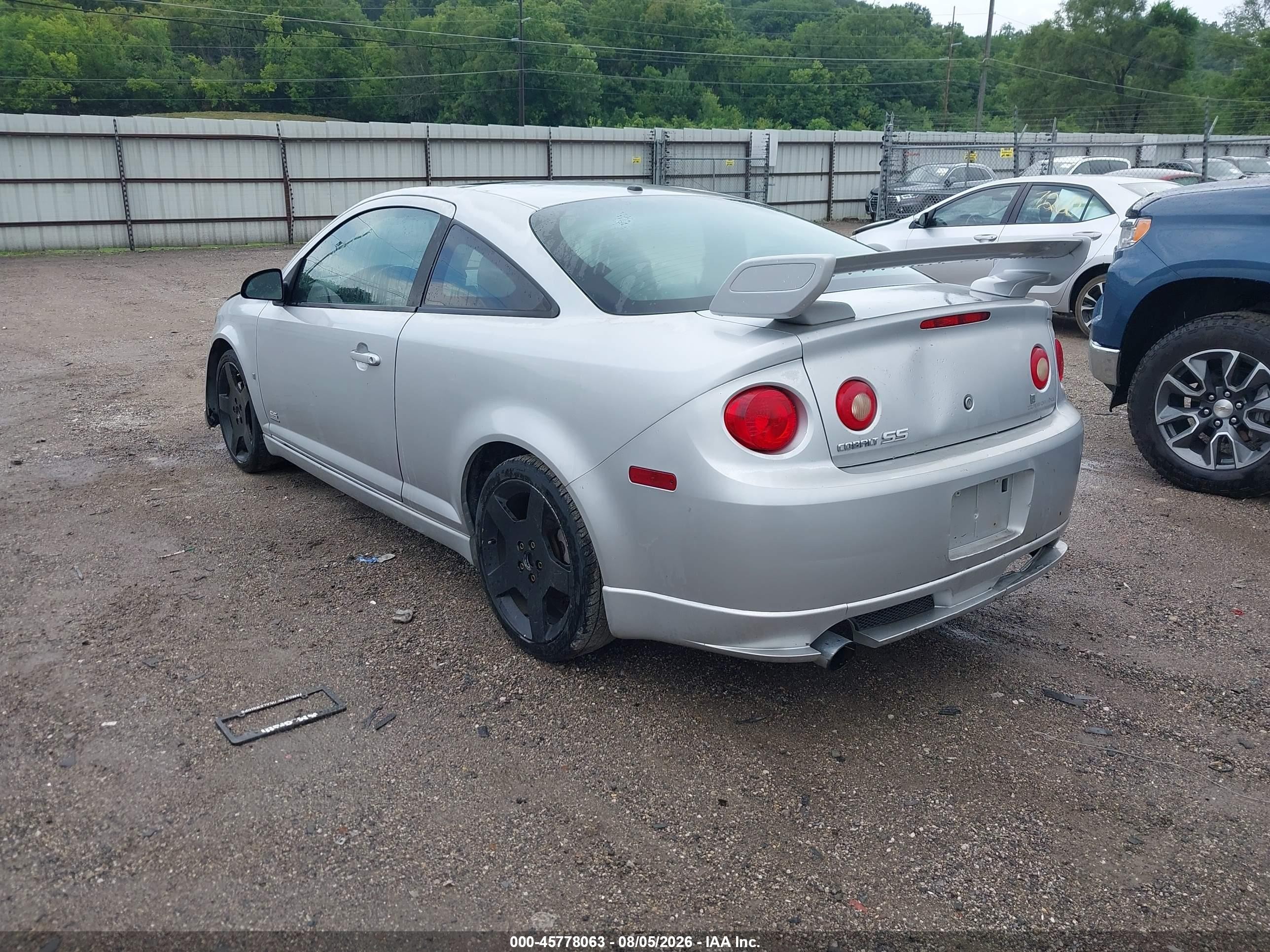 2006 Chevrolet Cobalt Ss Supercharged Silver vin: 1G1AP14P967687100